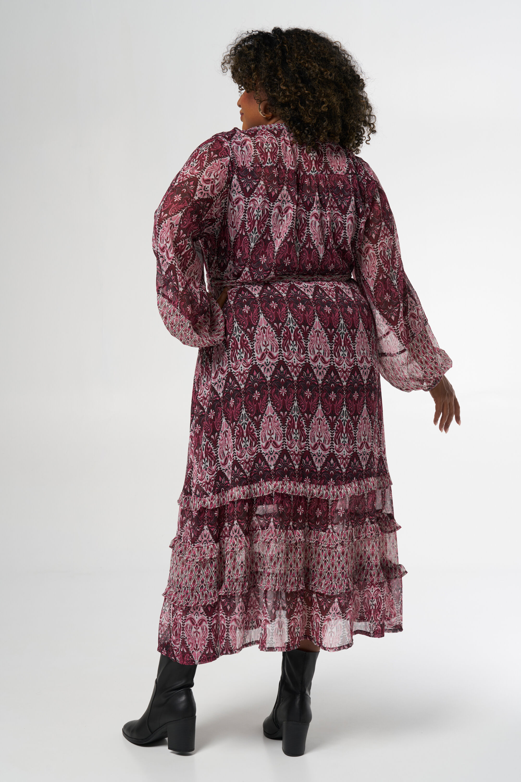 Maxikleid mit V-Ausschnitt image number 3