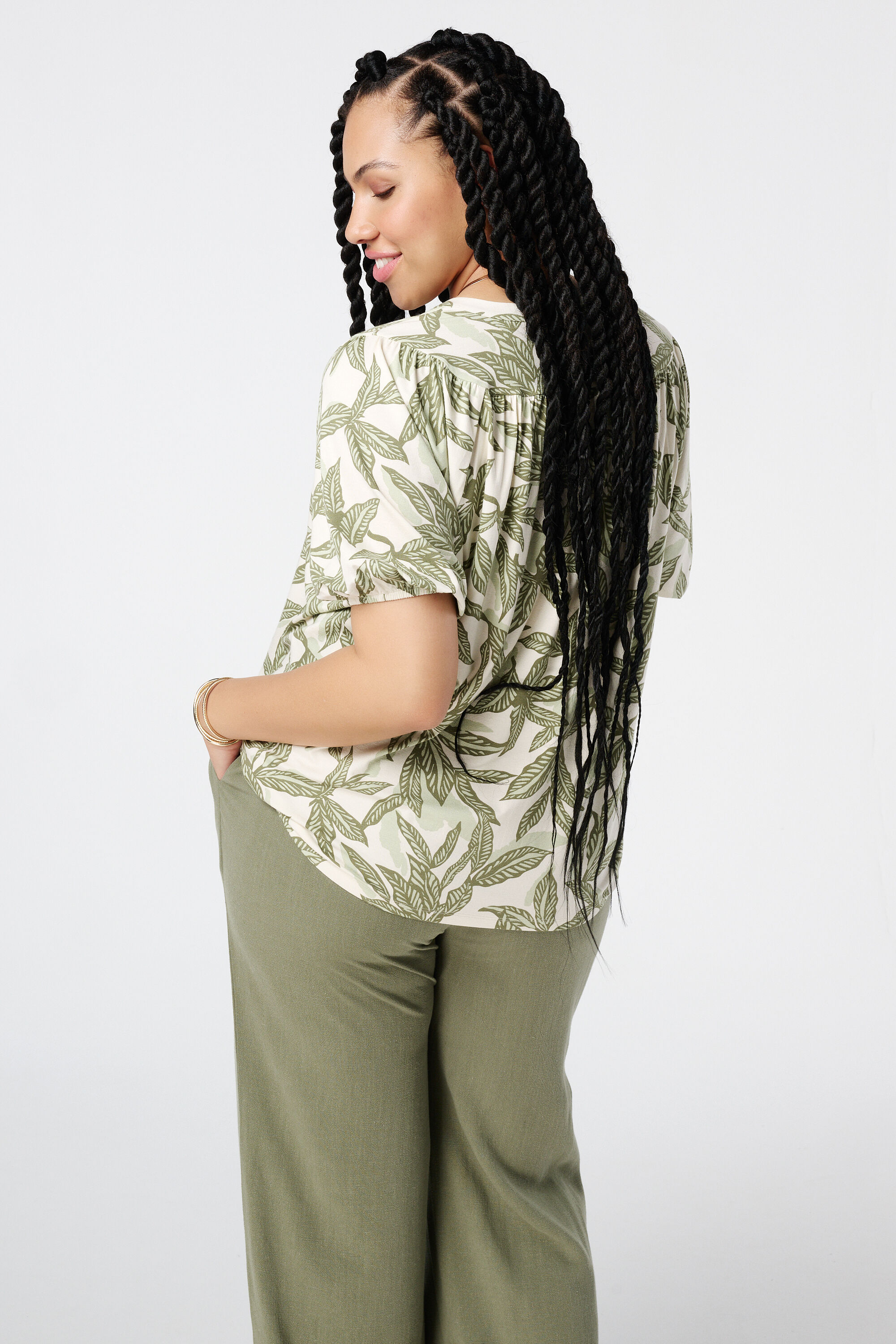 Luftiges Oberteil mit Print image number 3