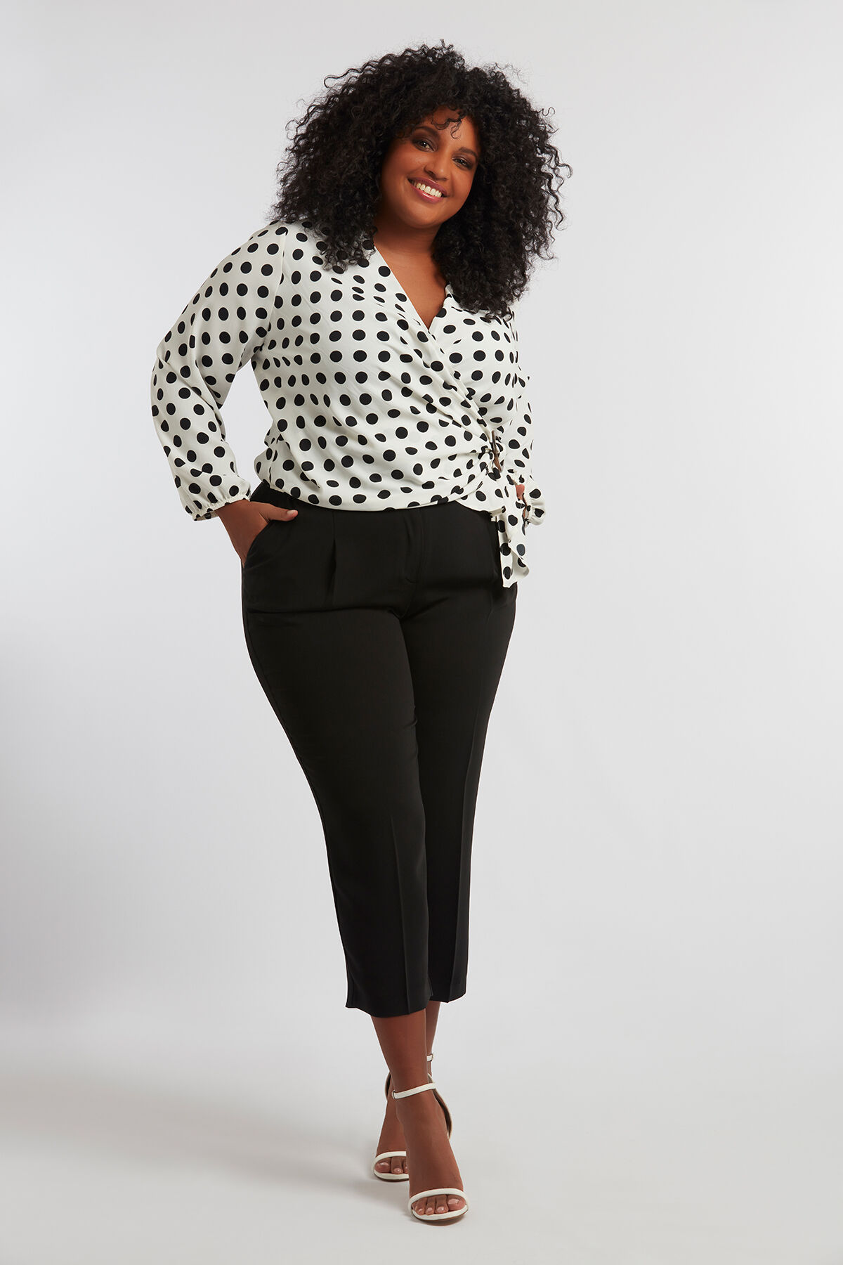 Wickelbluse mit Schnalle image number 3