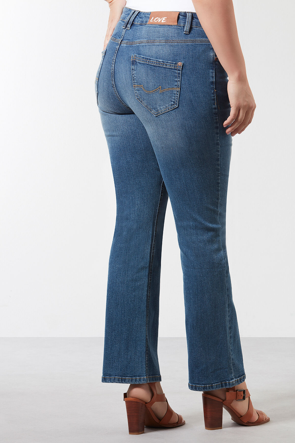 VIOLET Bootcut-Jeans image number 3