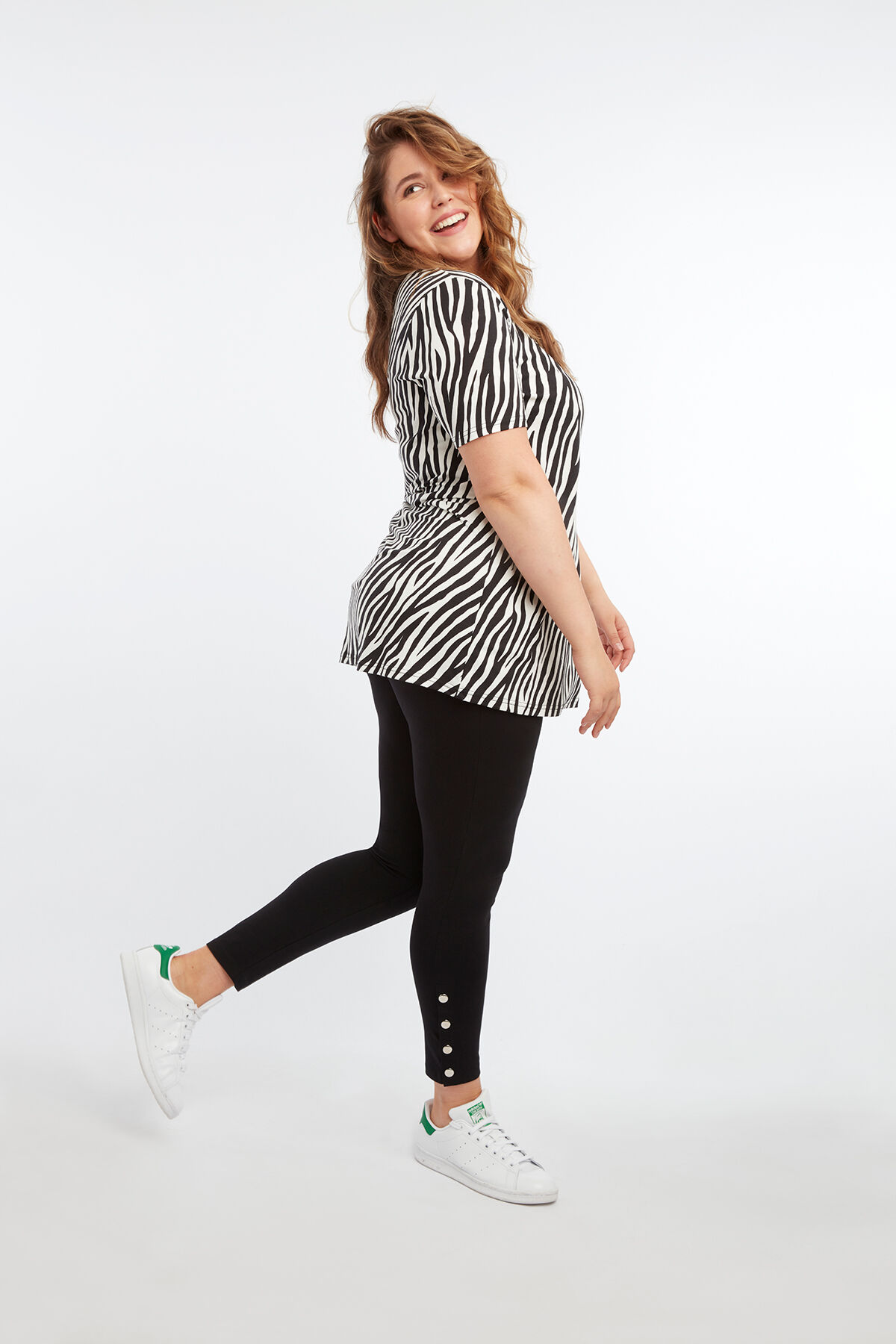 Zebra-Tunika mit &uuml;berkreuzten Tr&auml;gern image number 3