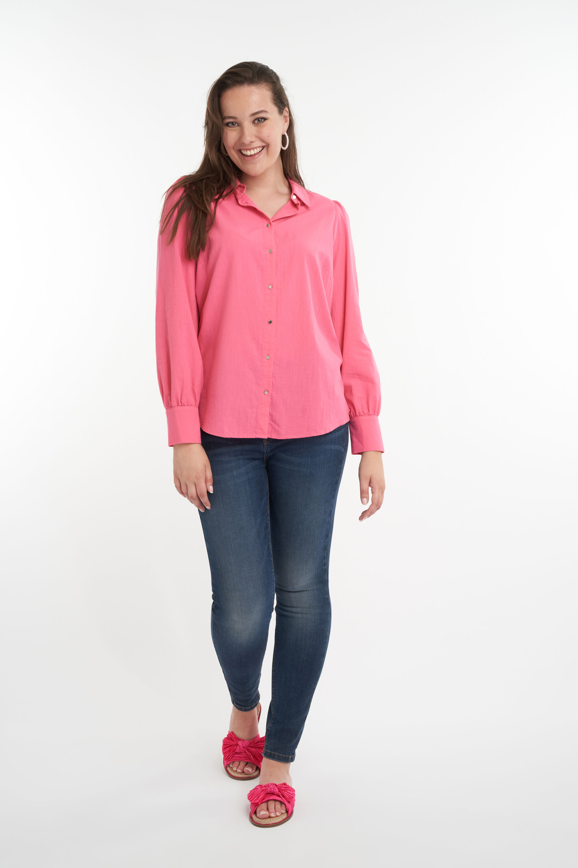 Bluse mit bauschigen &Auml;rmeln  image number 6