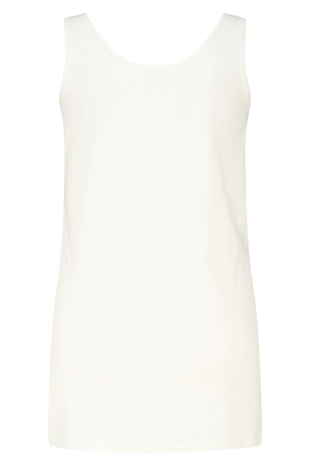 Langes Baumwoll-Singlet image number 2