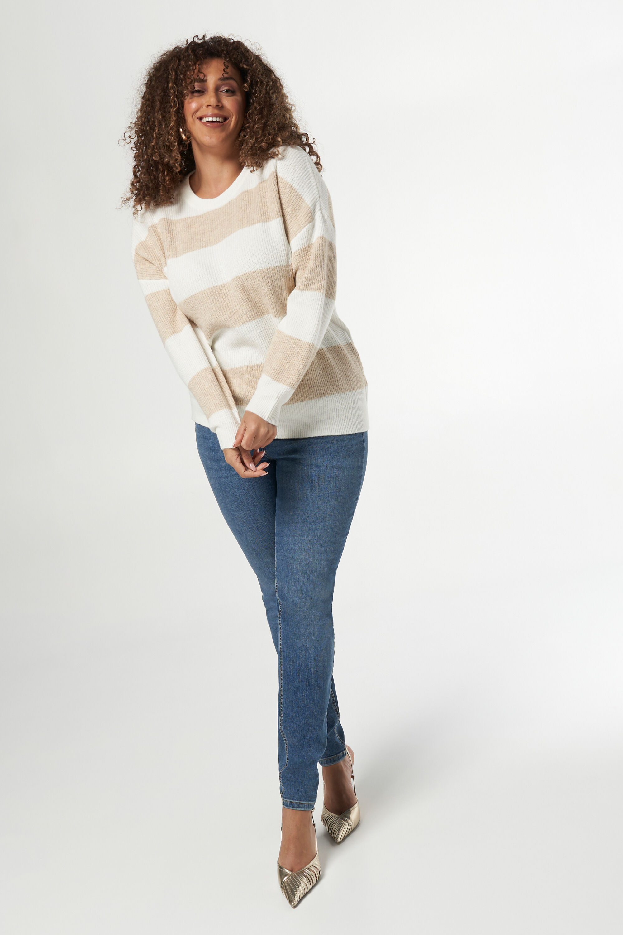 Zweifarbiger Pullover image number 5