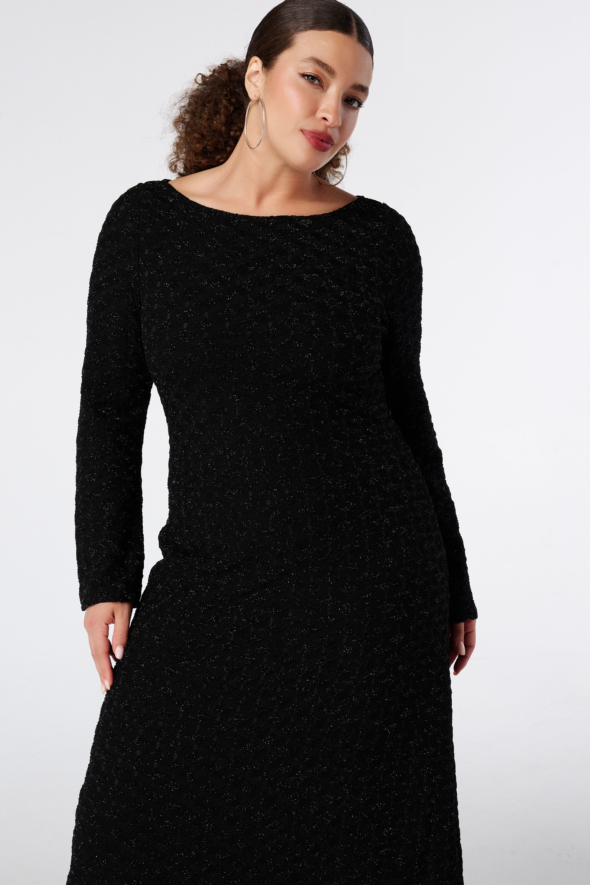 Kurzes Mesh-Kleid mit Blumen image number 5