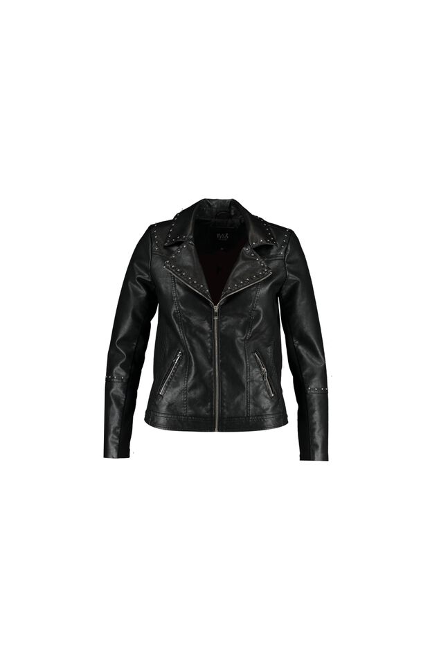 Kunstlederjacke mit Nieten image number 1