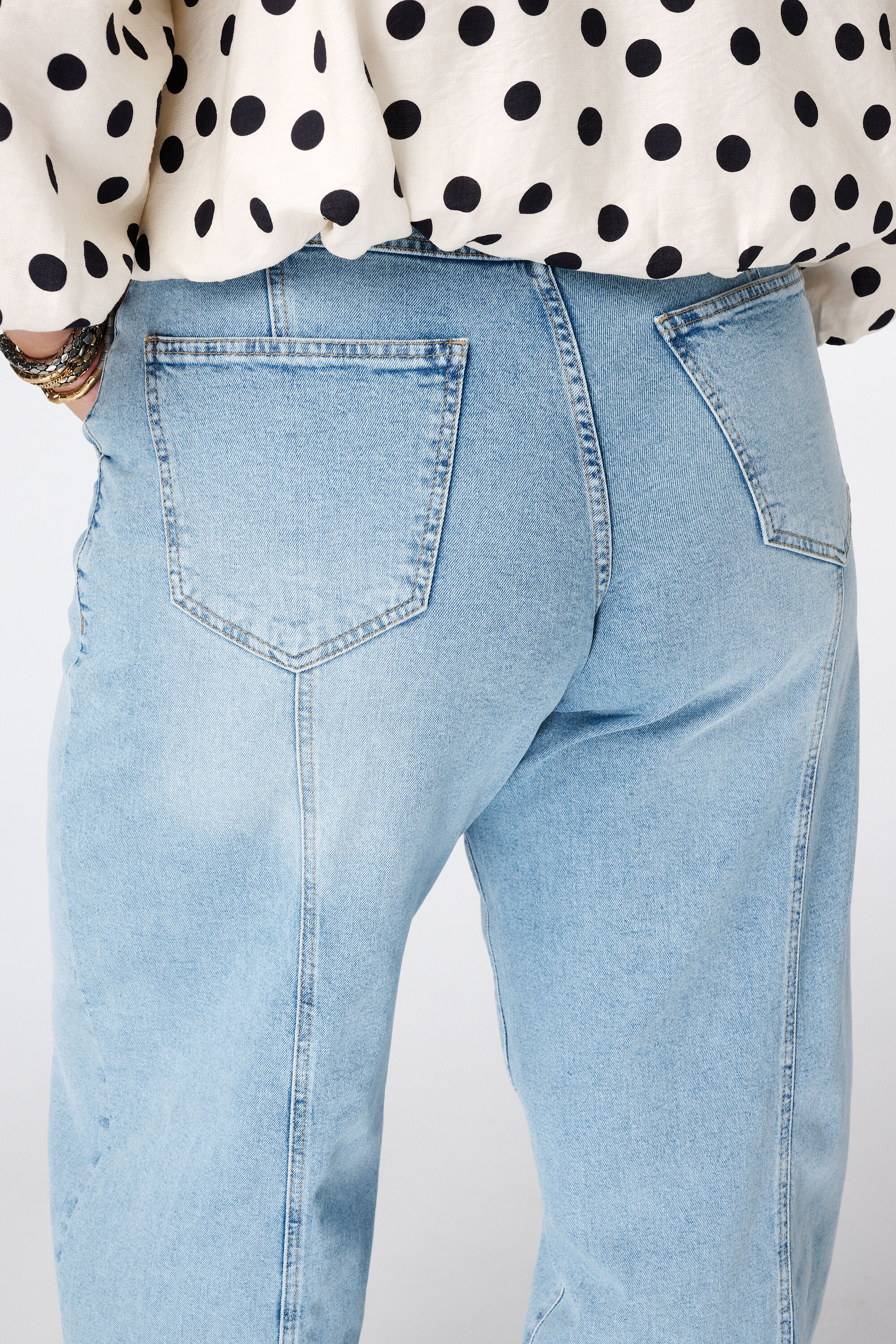 Balloon Jeans mit Ziern&auml;hten image number 2