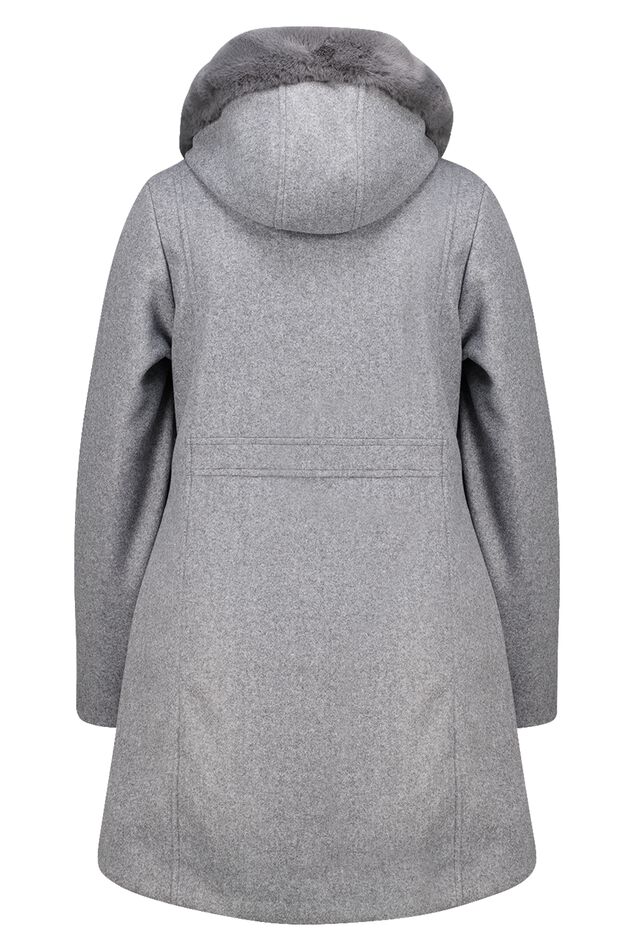 Jacke mit Kunstpelzkragen image number 2