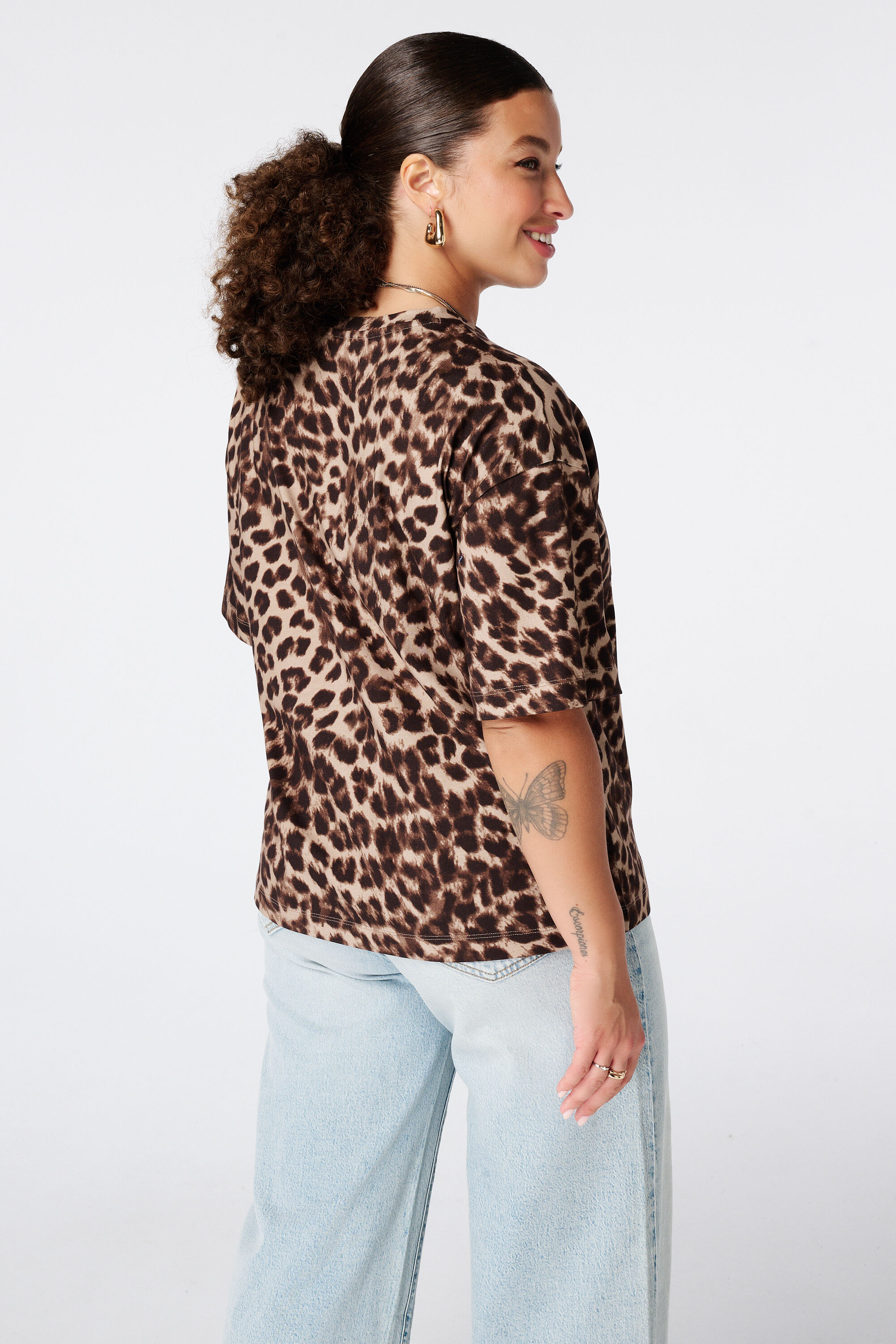 T Shirt mit Animalprint image number 3