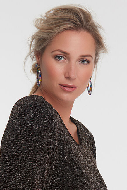 Kleid mit A-Linie gekreuzten Riemen image number 6