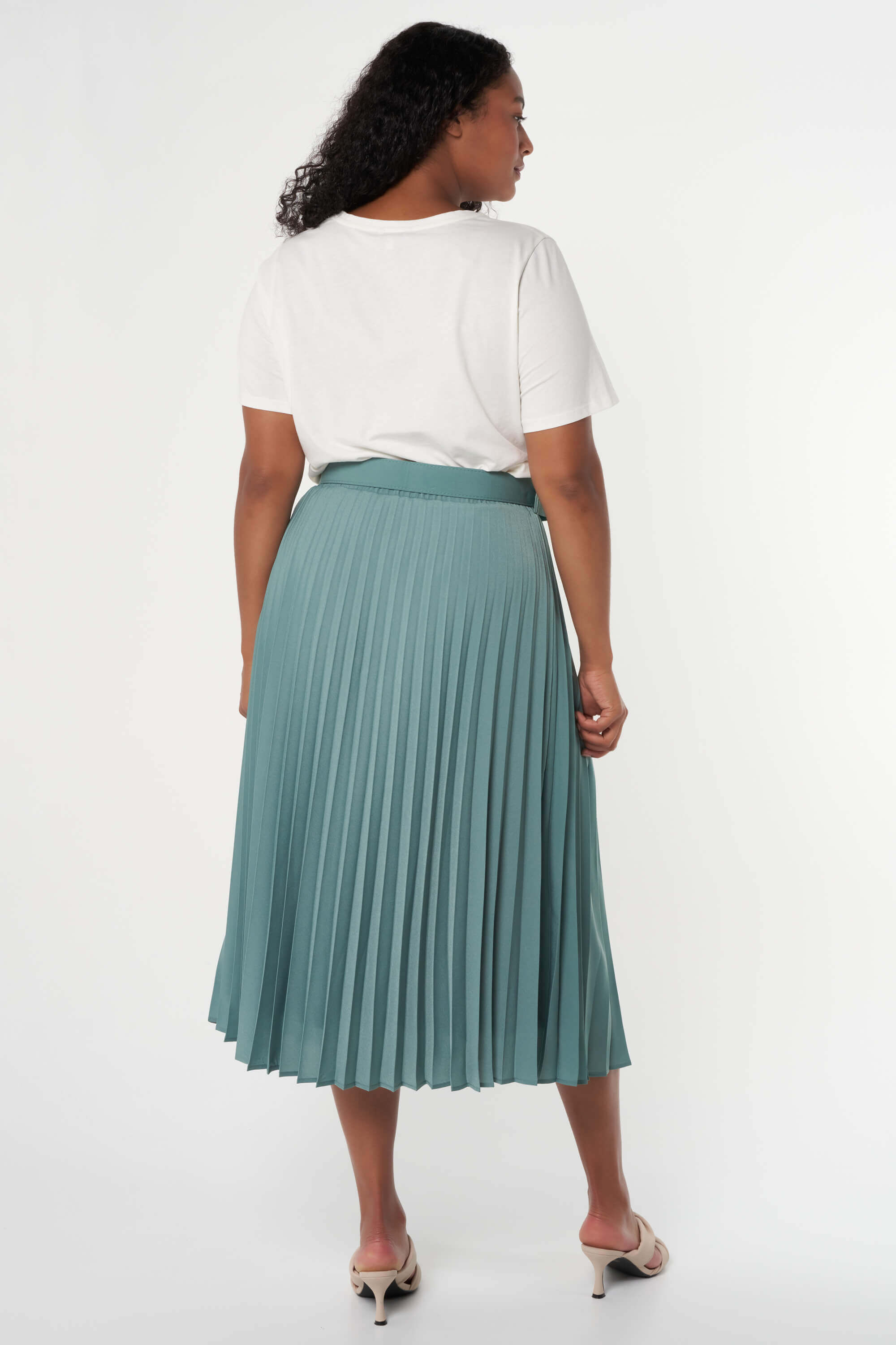 Faltenrock in Midi-L&auml;nge image number 4