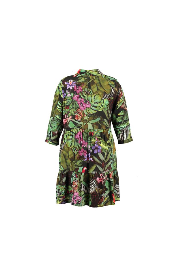 Kleid mit Jungle-Print image number 3