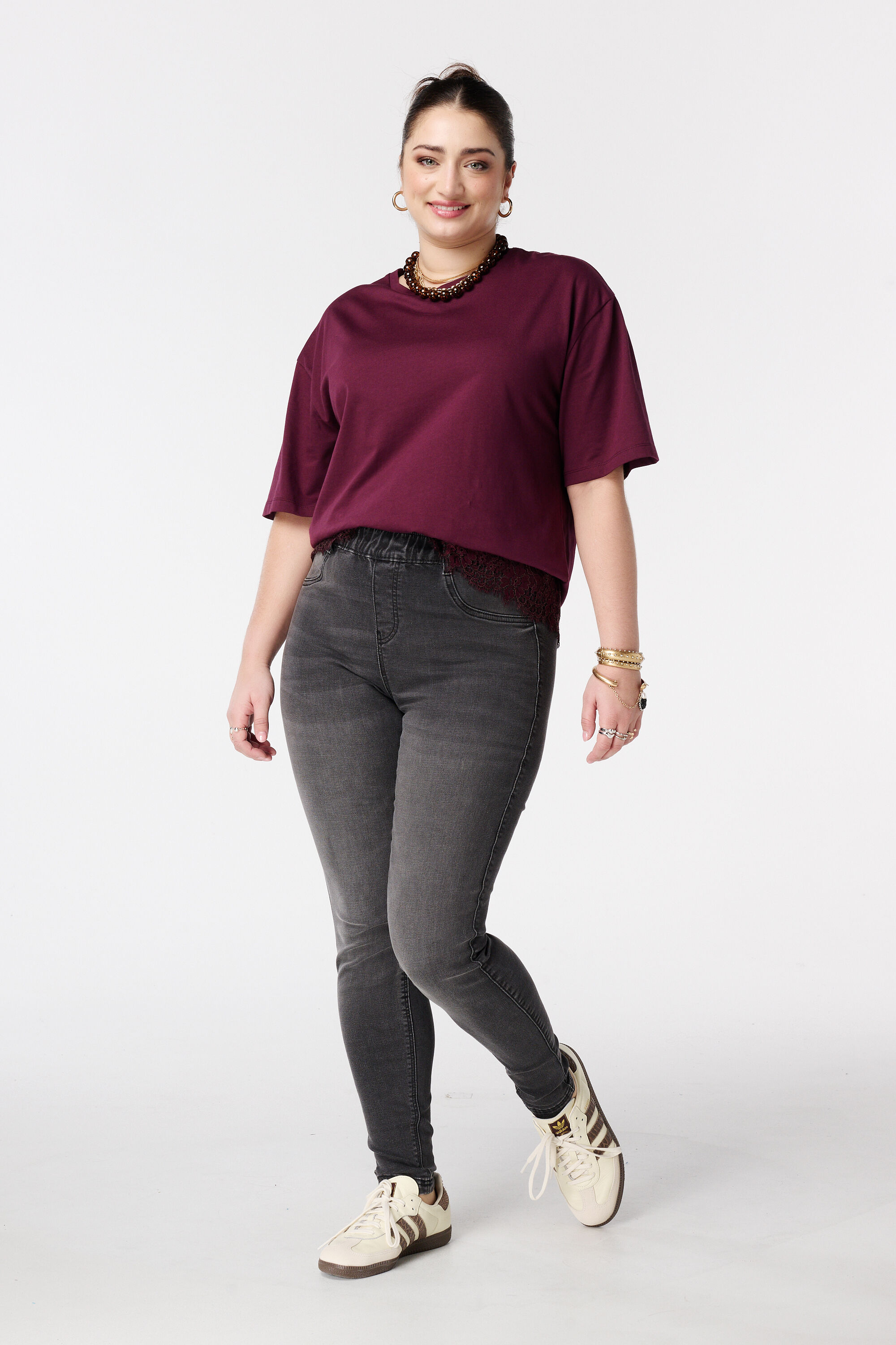 Tregging im Denim-Look