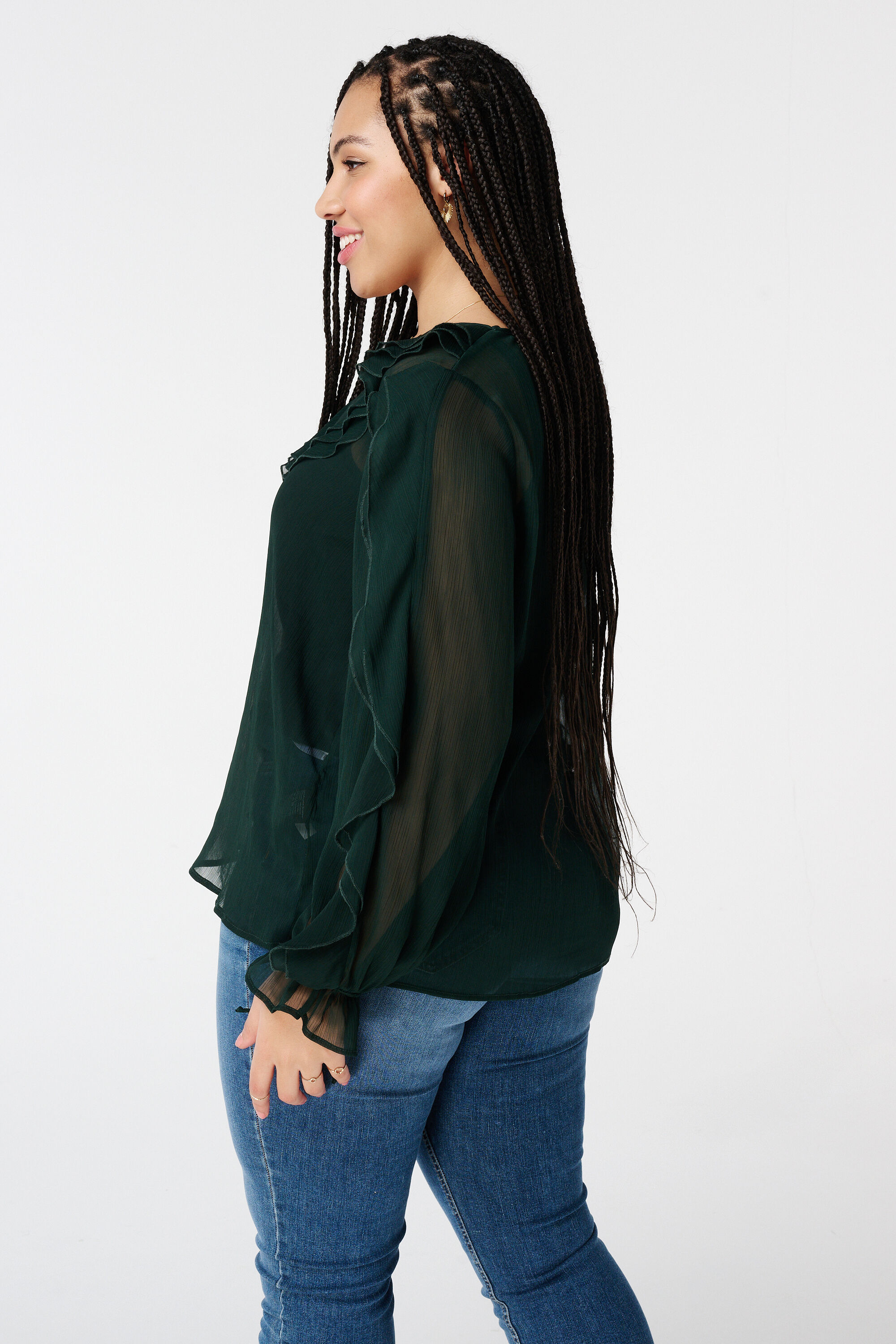 Bluse mit R&uuml;schen image number 3