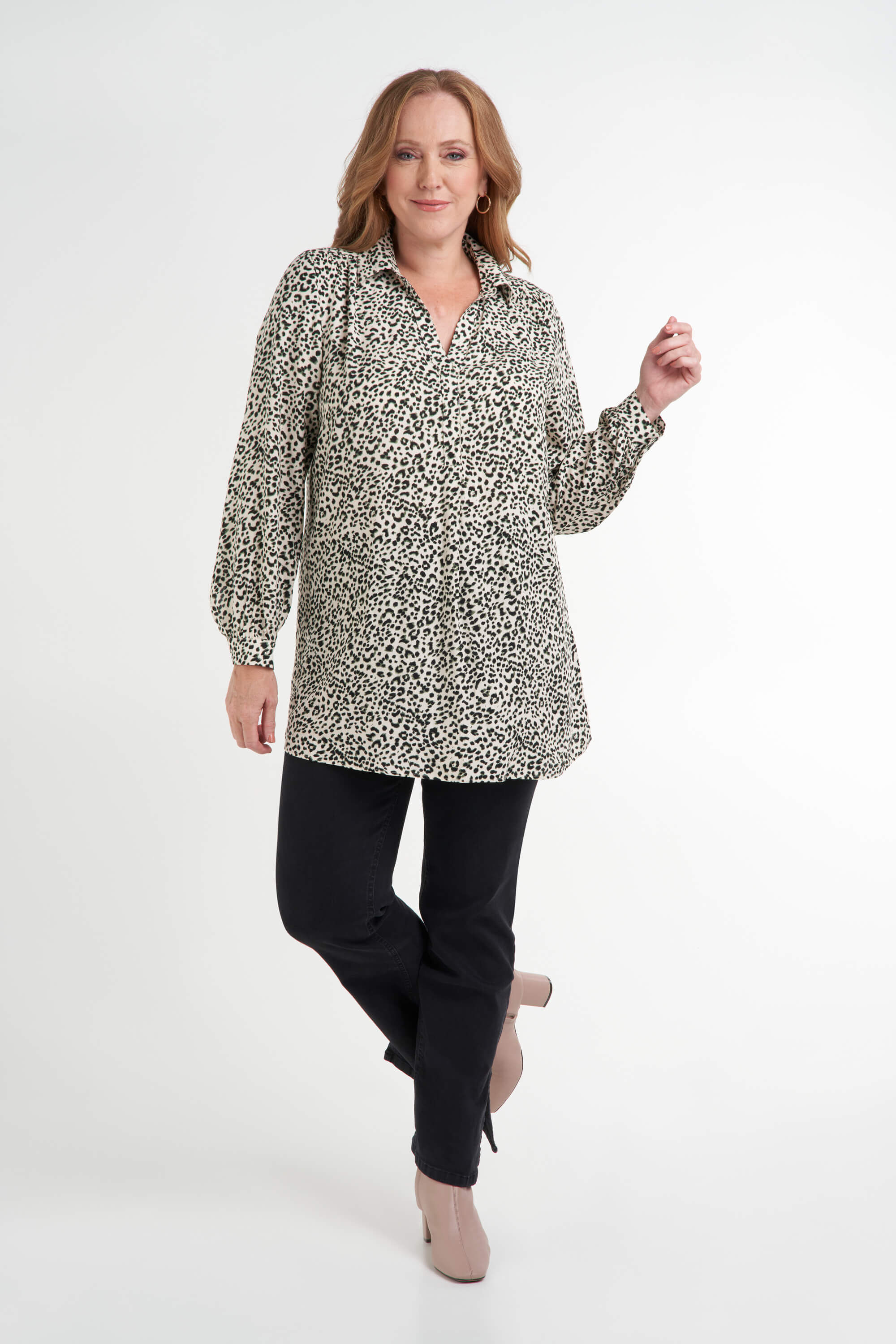 Bluse mit Print image number 5