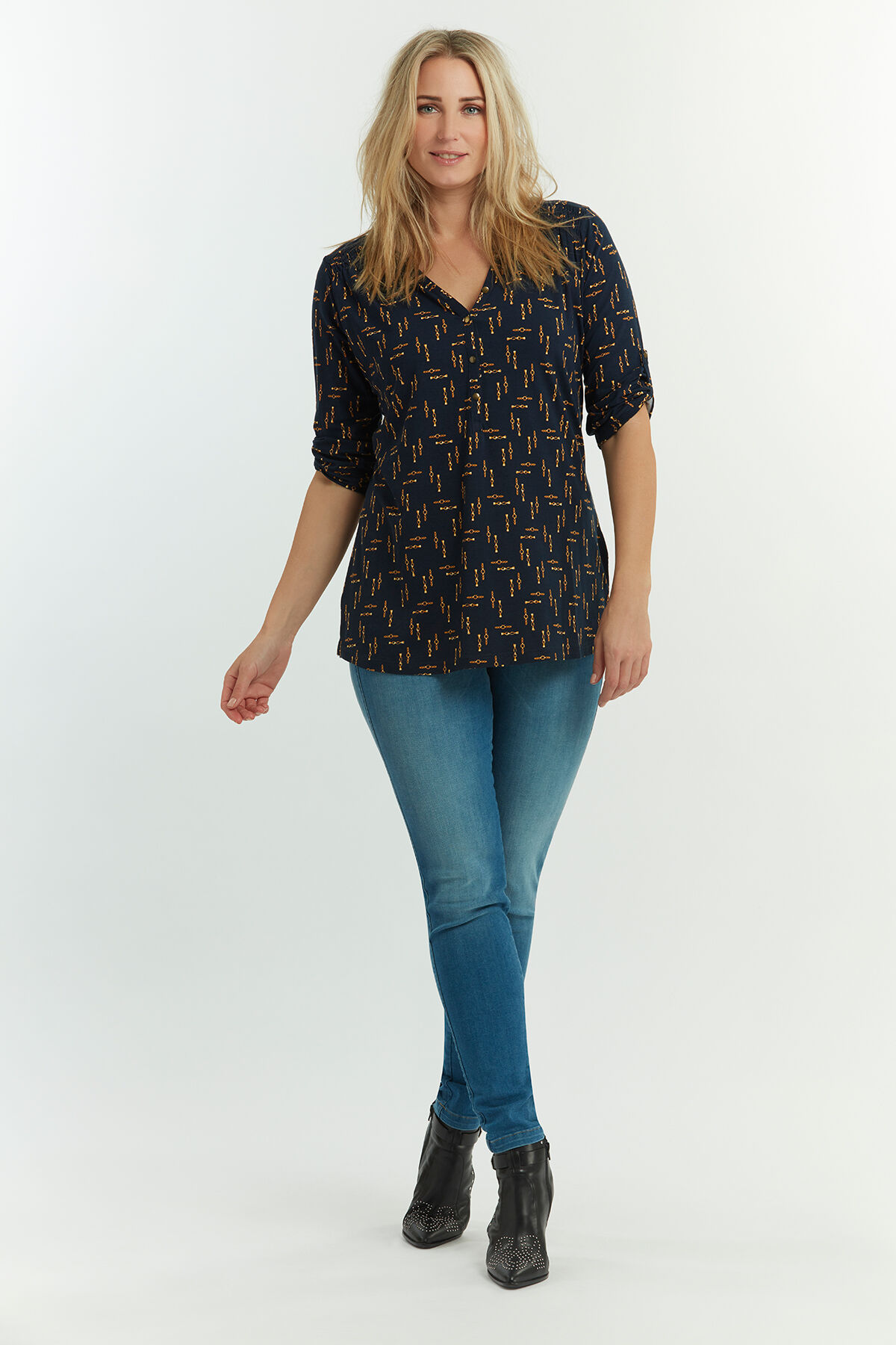 POPPY Slim-Fit Denim-Treggings image number 4