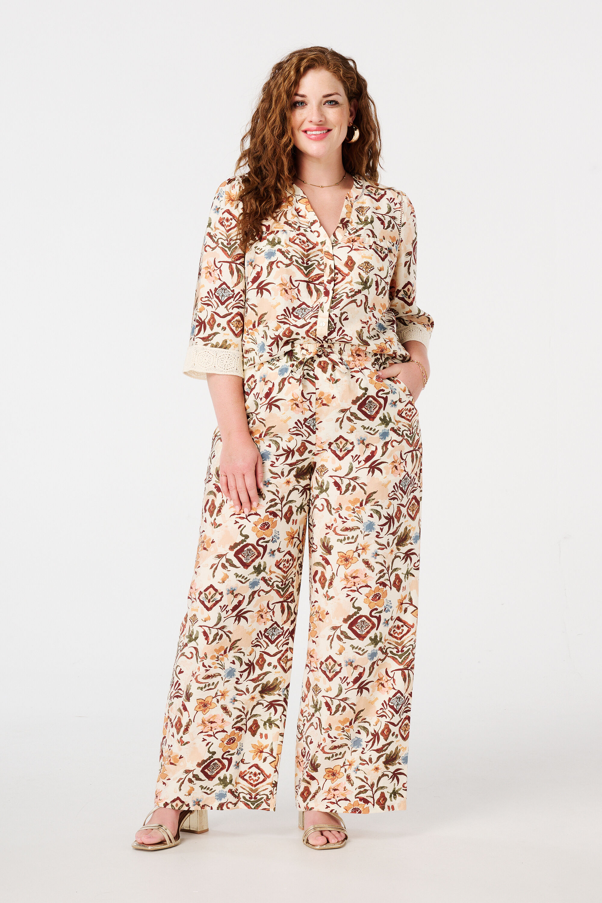 Bluse mit Print image number 5