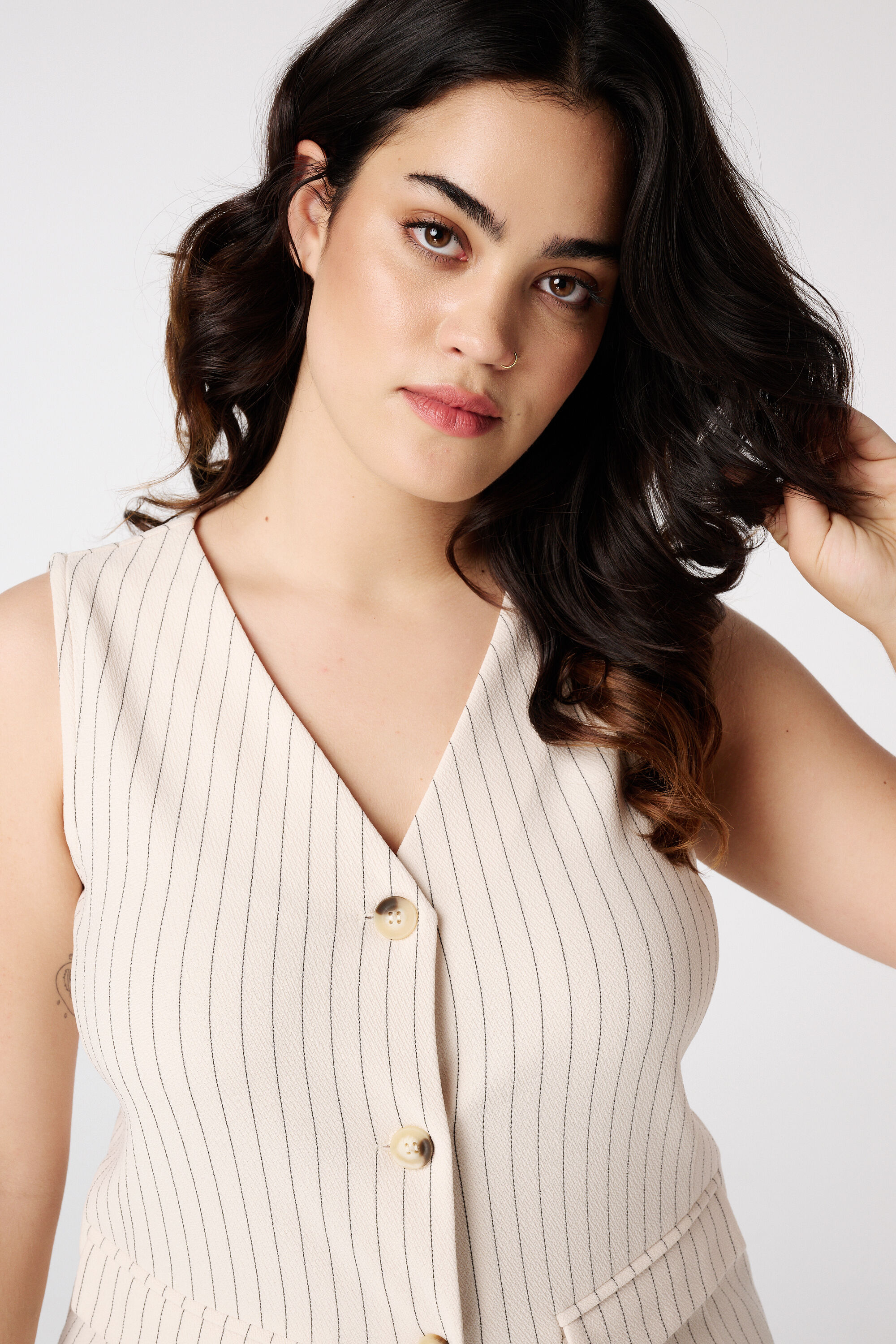 Nadelstreifen-Weste image number 4