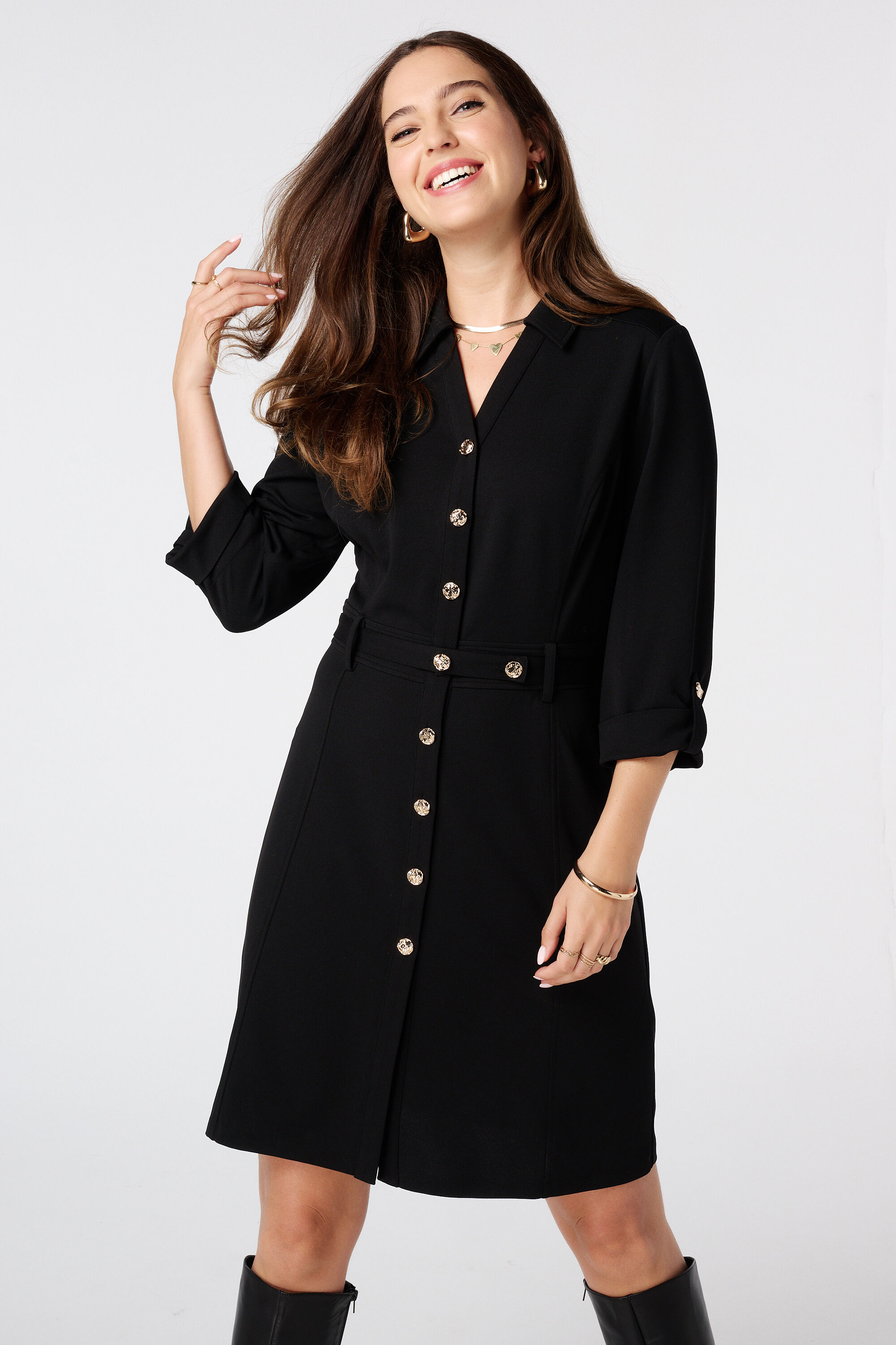 Kleid mit Zierkn&ouml;pfen image number 5