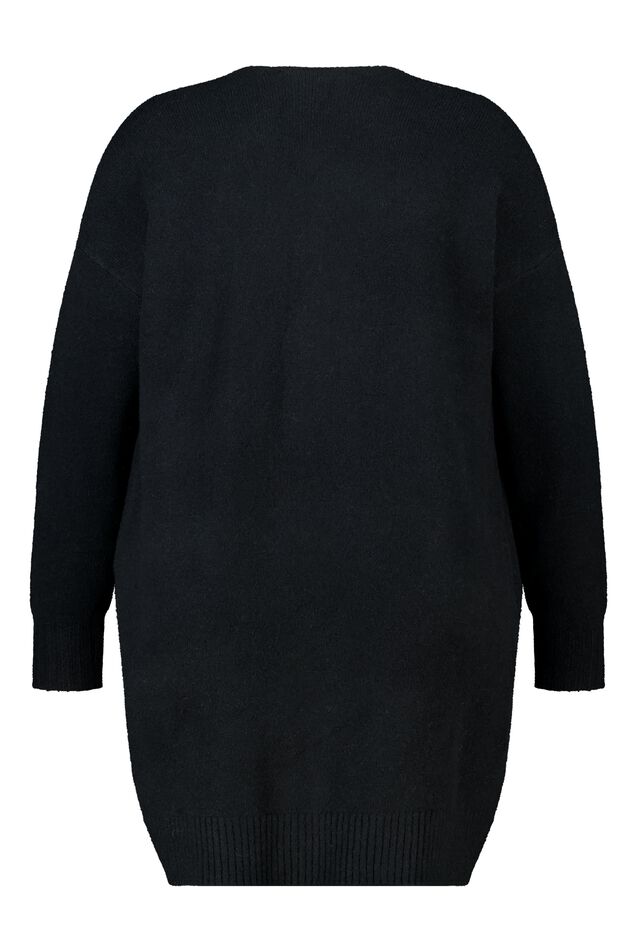 Mittellange Strickjacke mit Eingrifftaschen image number 2