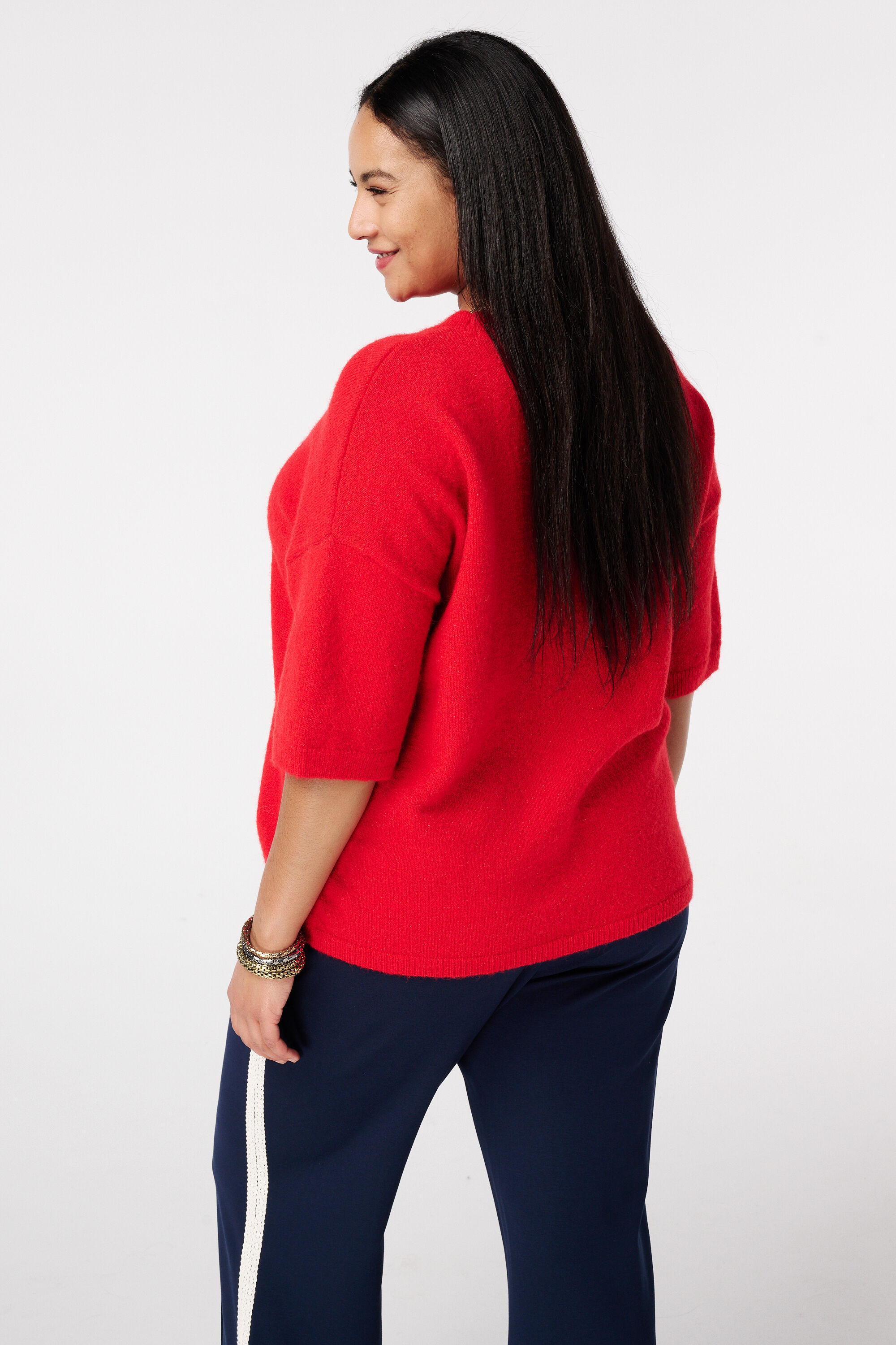 Strickoberteil mit kurzen &Auml;rmeln image number 3