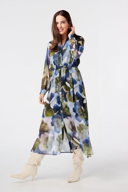 Langes Kleid mit Print Langes Kleid mit Print