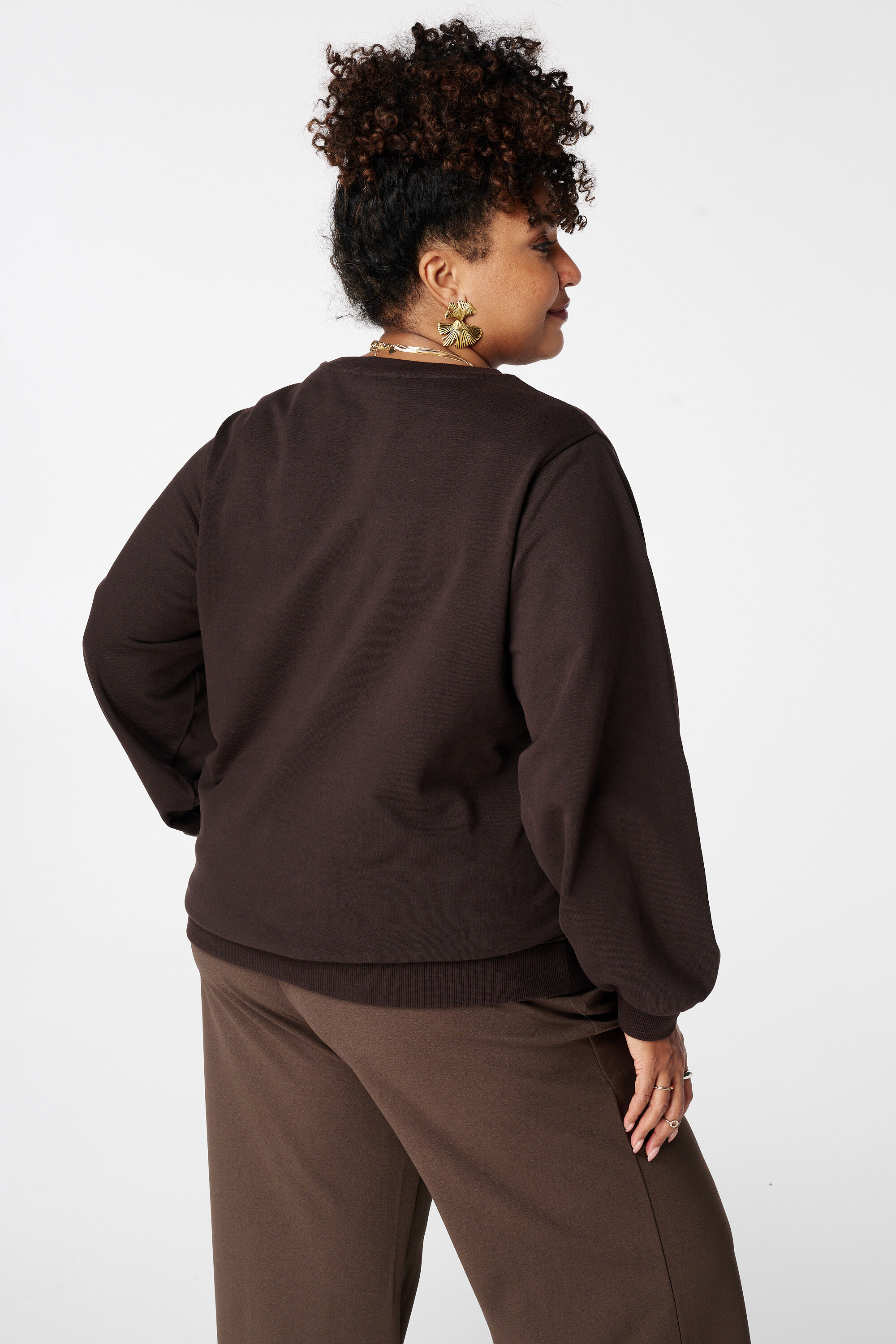 Sweatshirt mit gesticktem Aufdruck image number 3