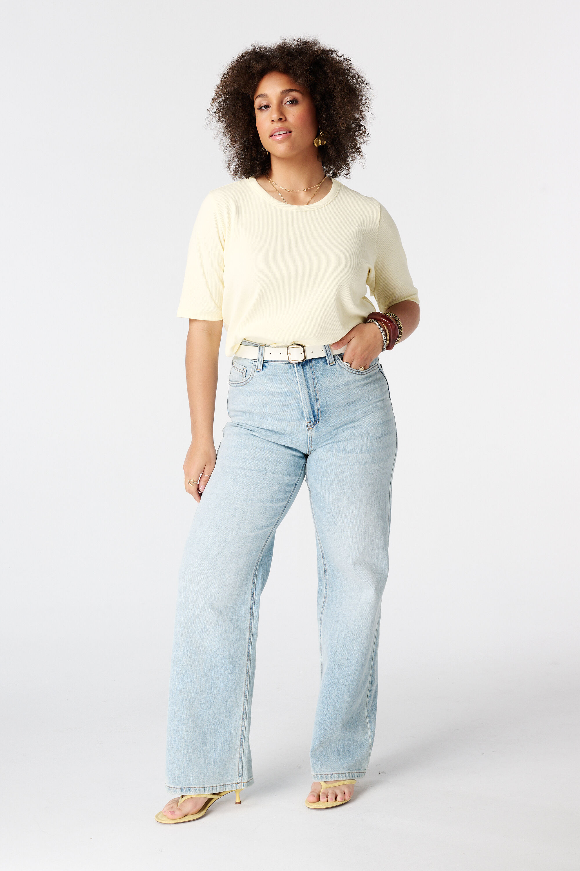 Basic Top aus Rippstoff image number 5