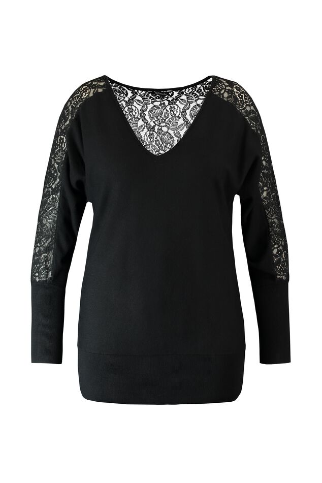 Spitzen-Pullover image number 1