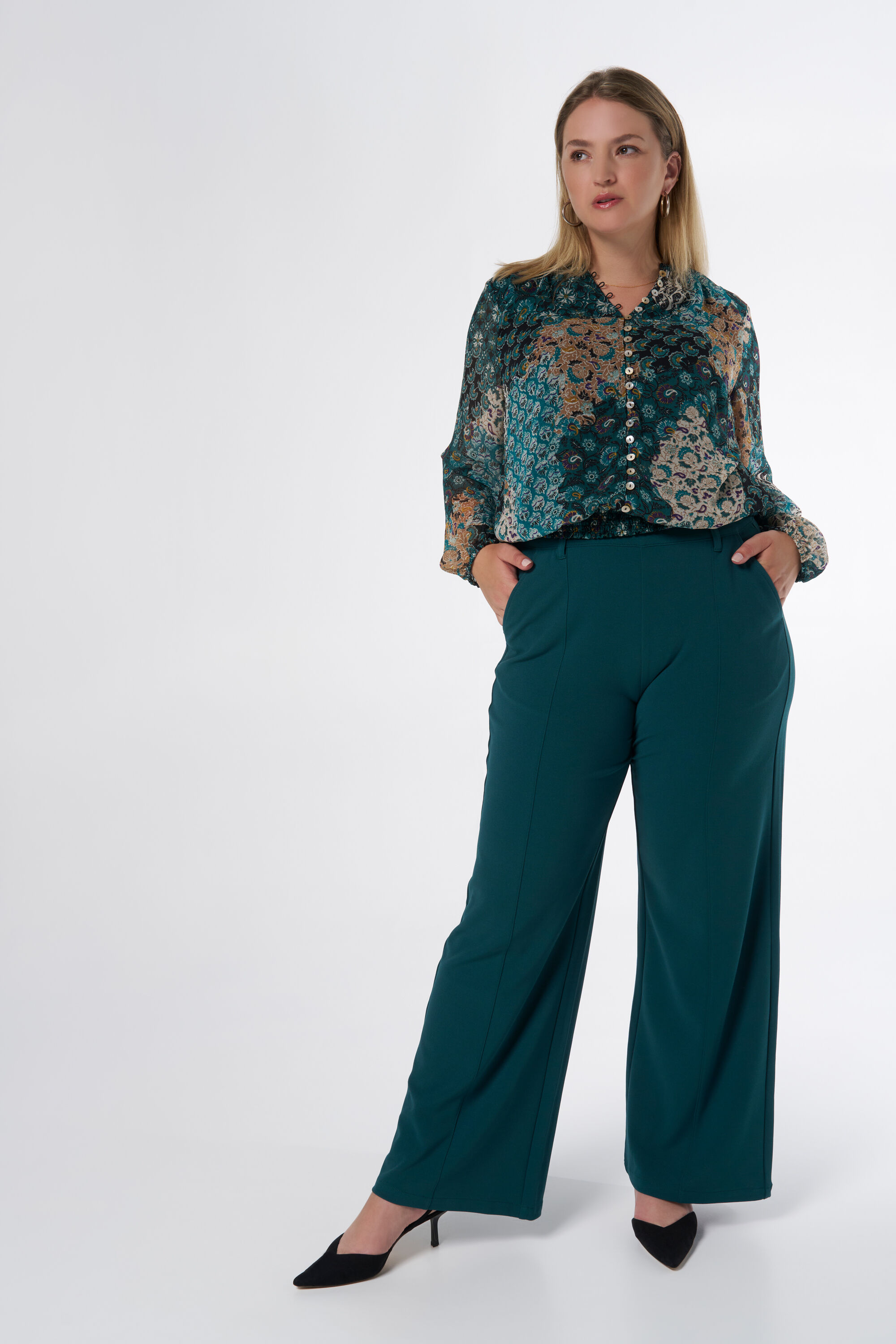 Bluse mit Print image number 5