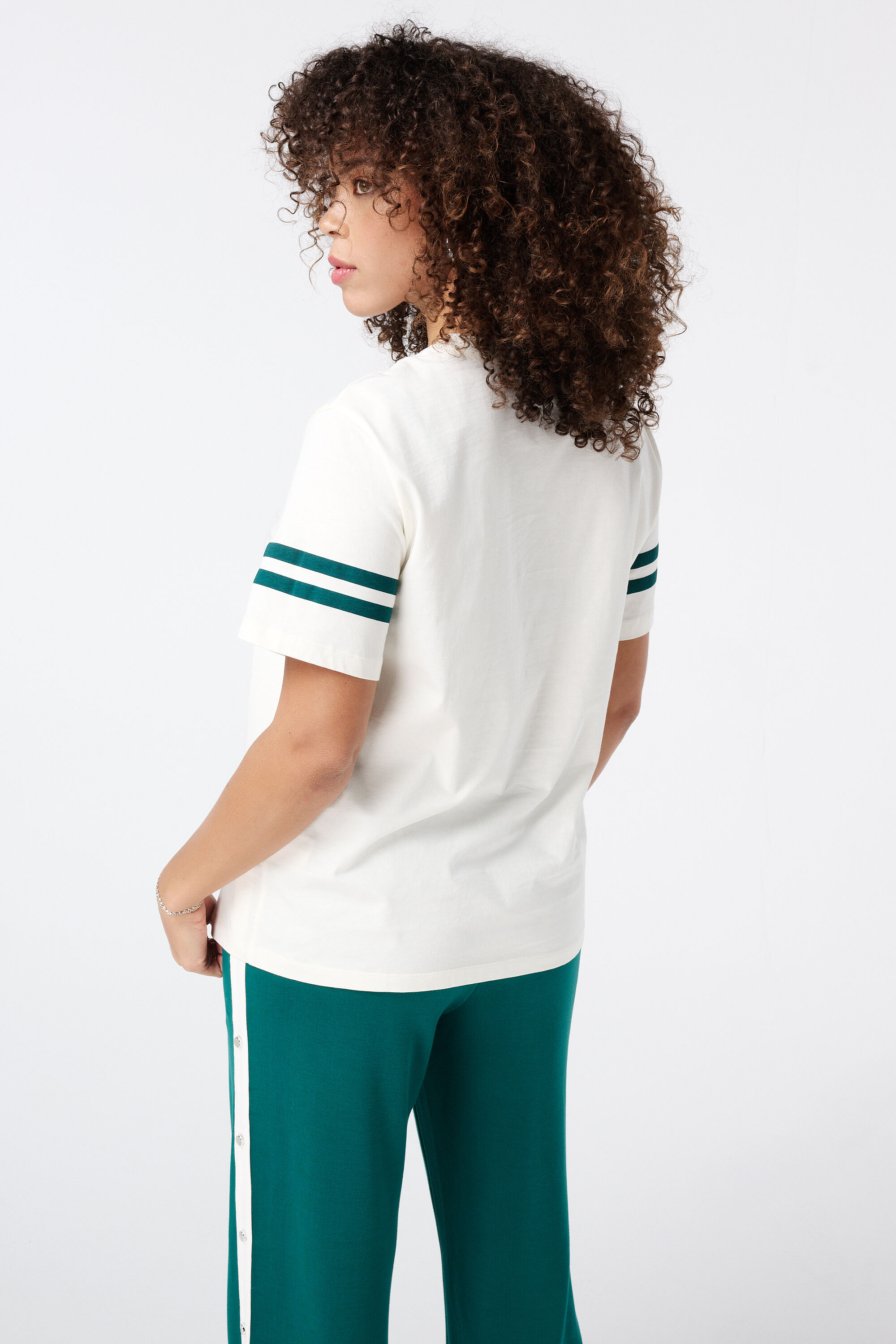 T-Shirt mit Text-Print  image number 3