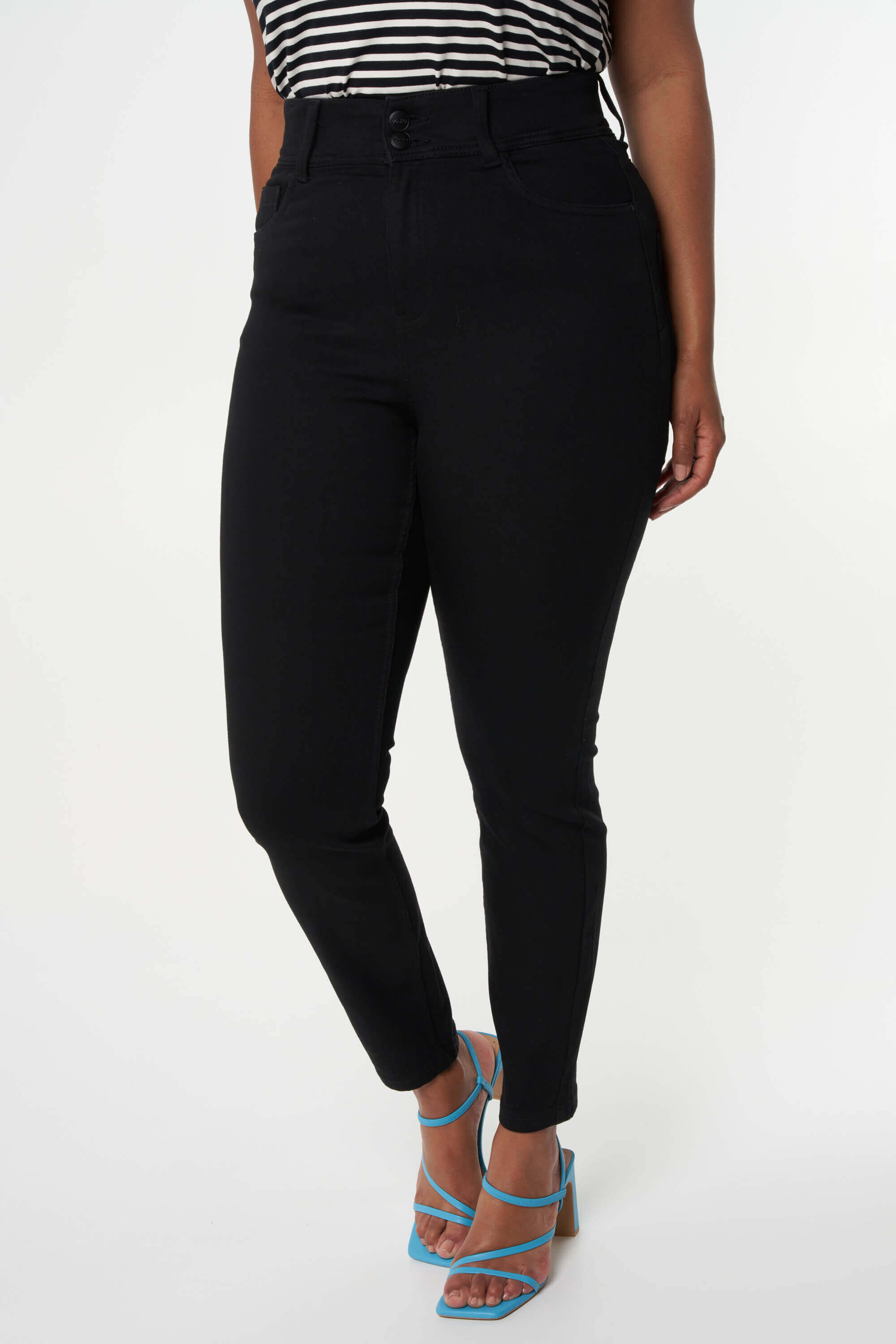 Modellierende Skinny-Leg-Jeans SCULPTS image number 6