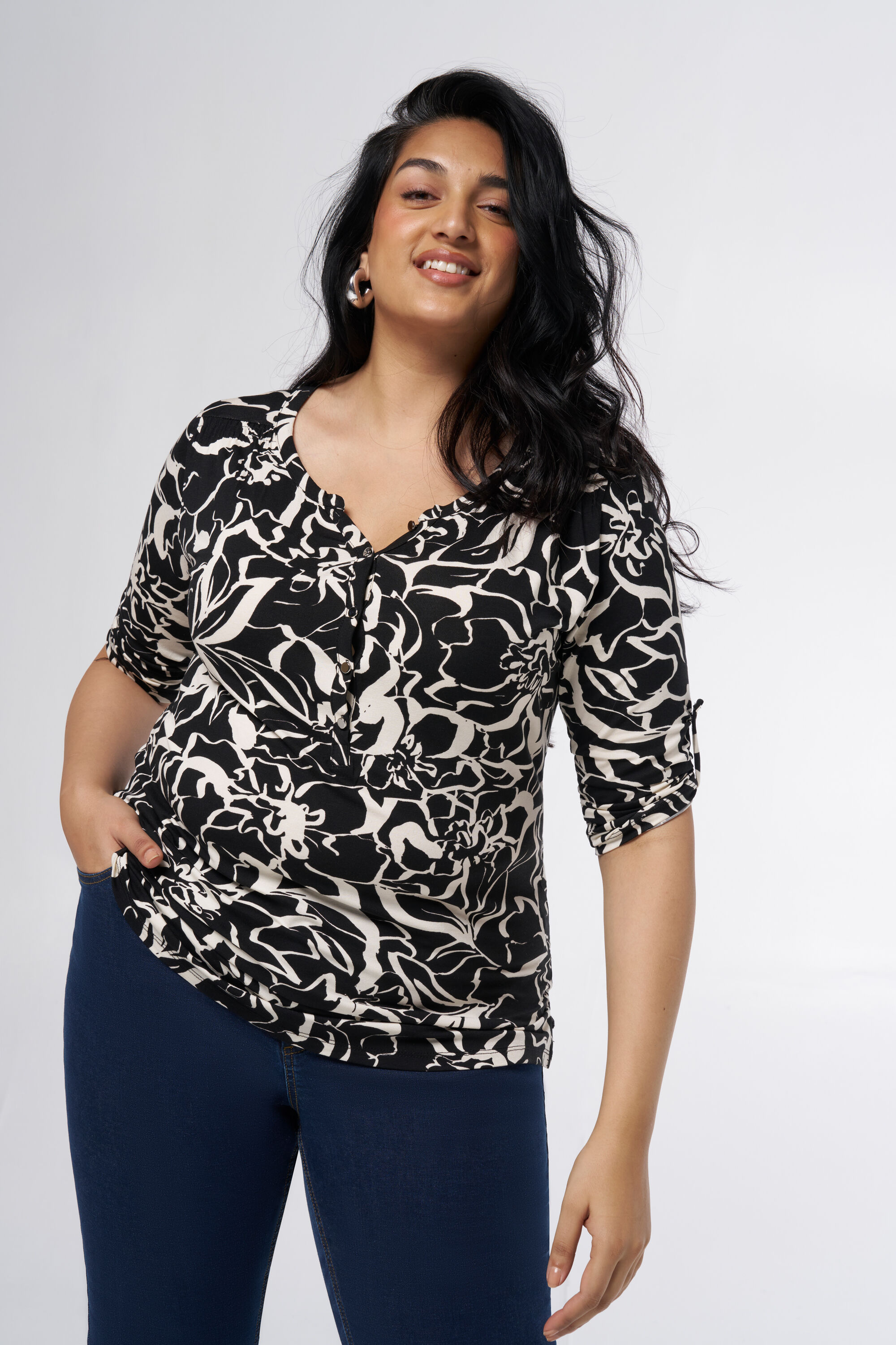 Oberteil mit Print  image number 5