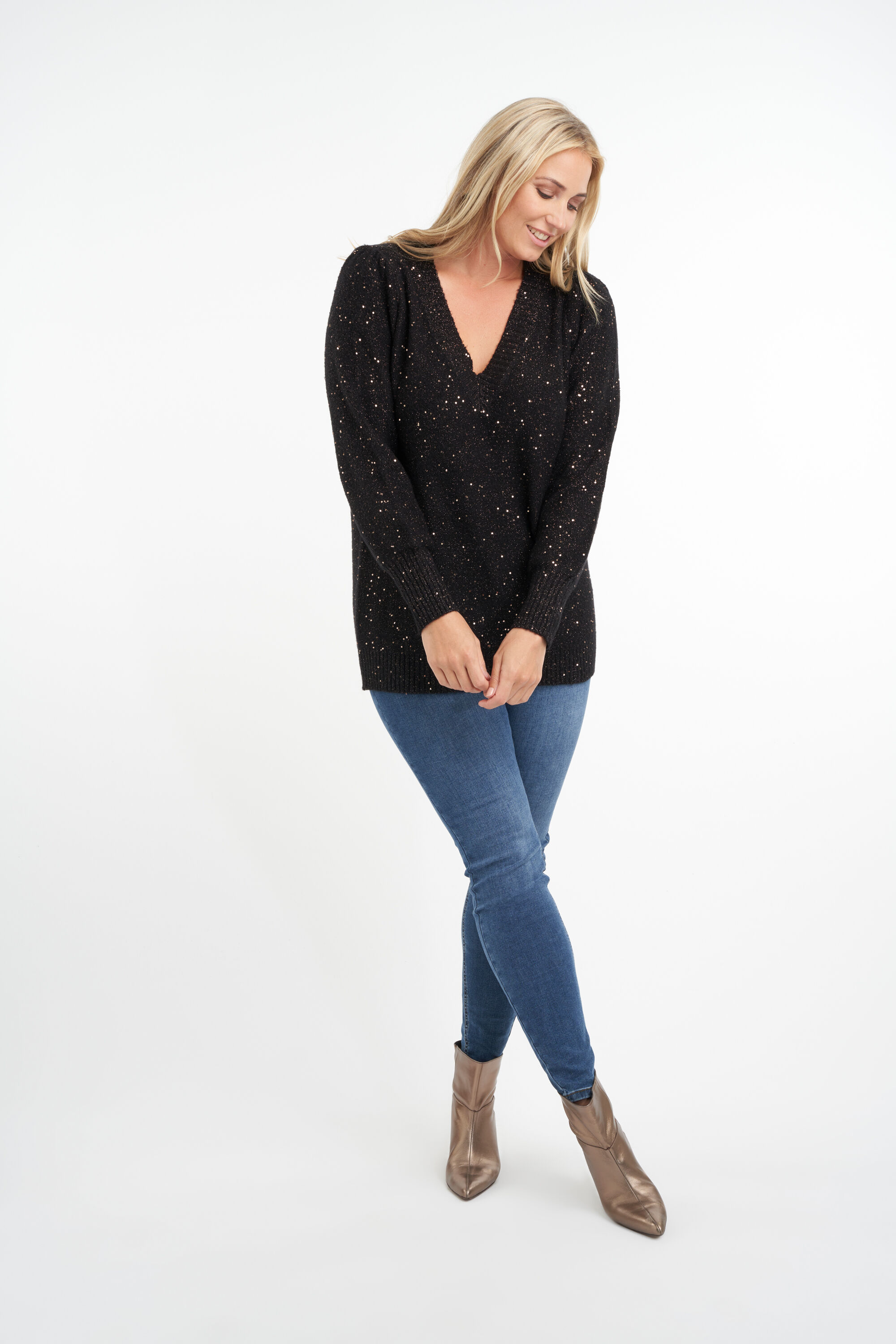 Pailletten-Pullover image number 5