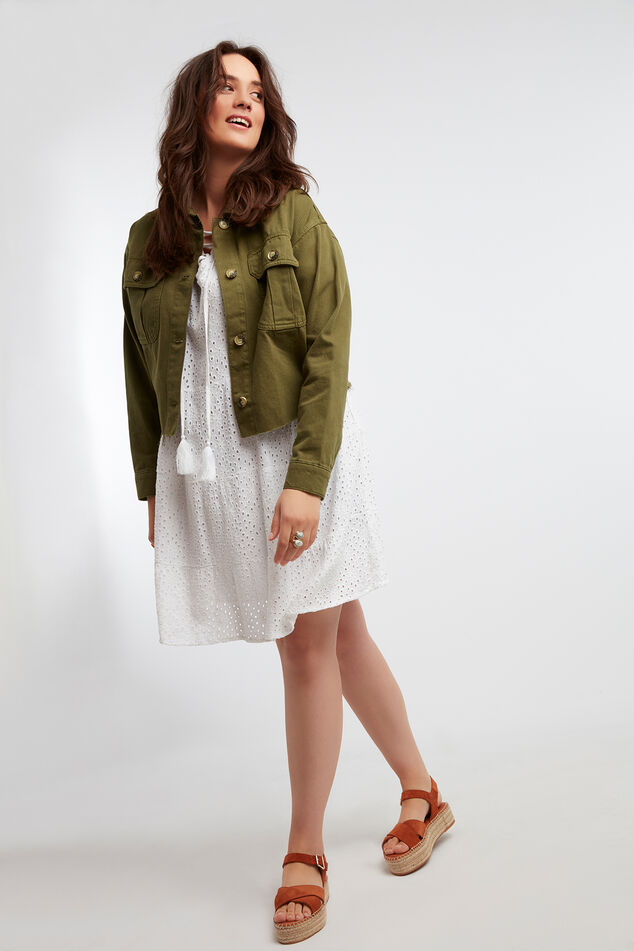 Kurz geschnittene Jacke image number 3