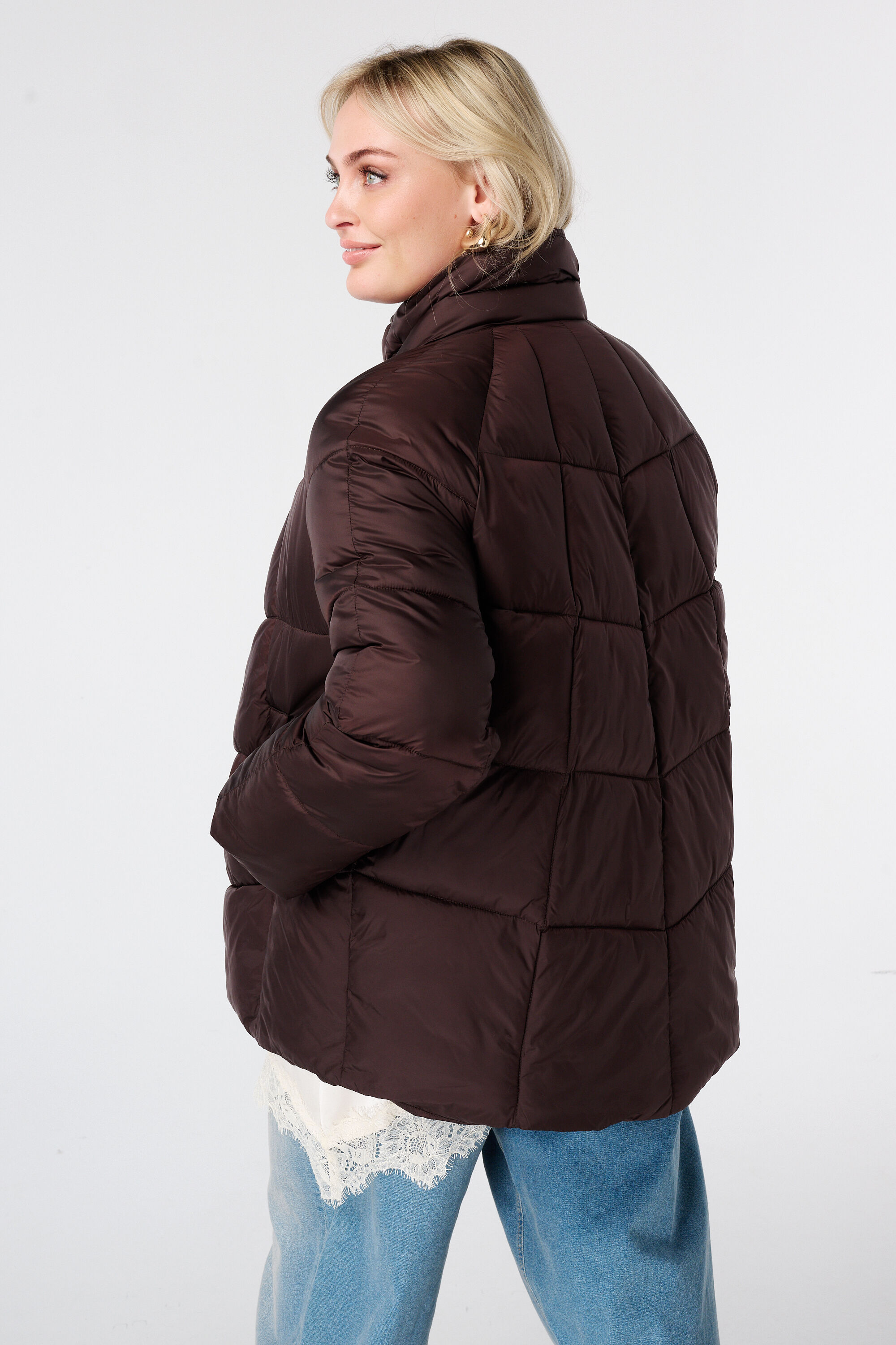 Gesteppte Jacke mit Stehkragen image number 1