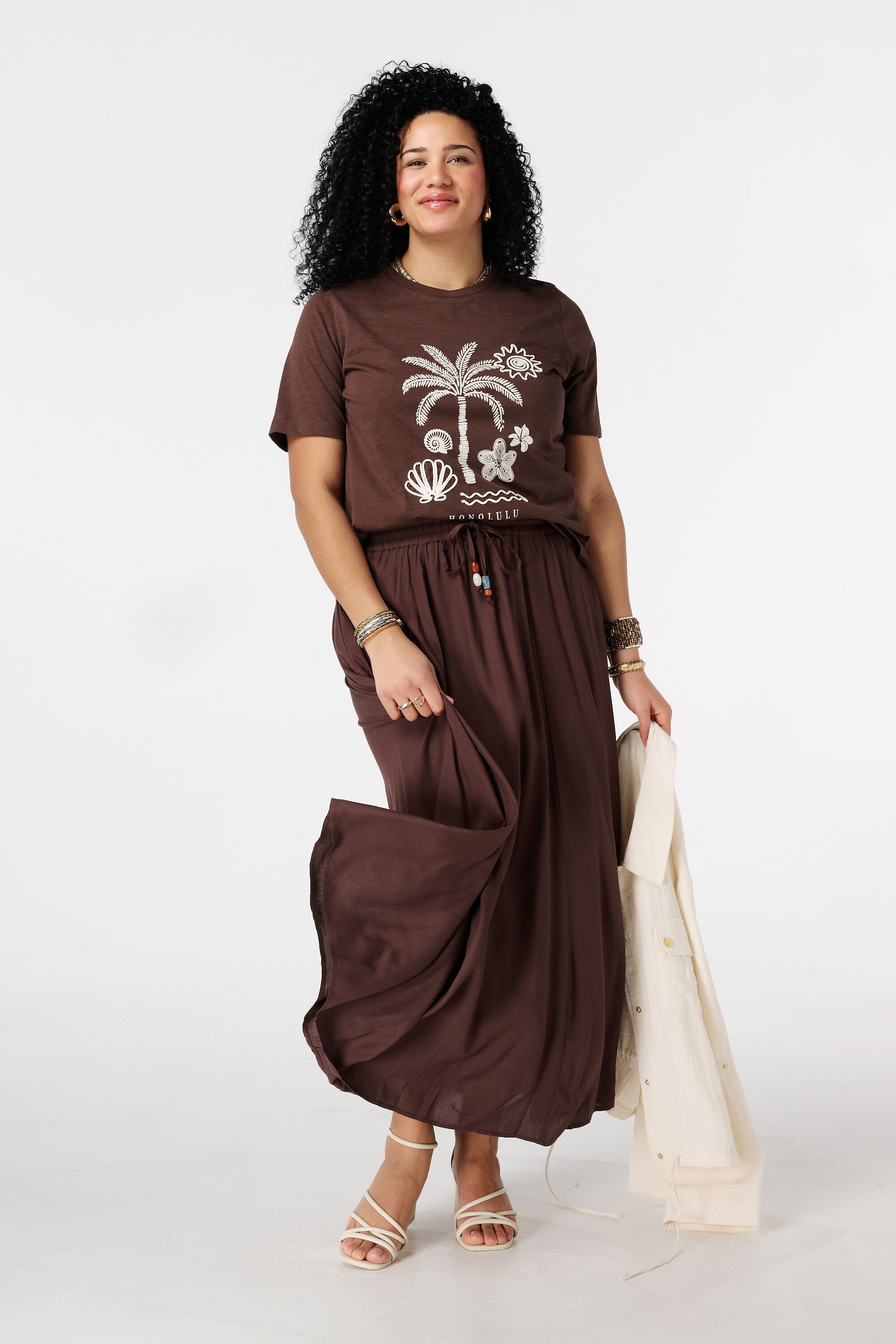 T-Shirt mit Schriftzug image number 5