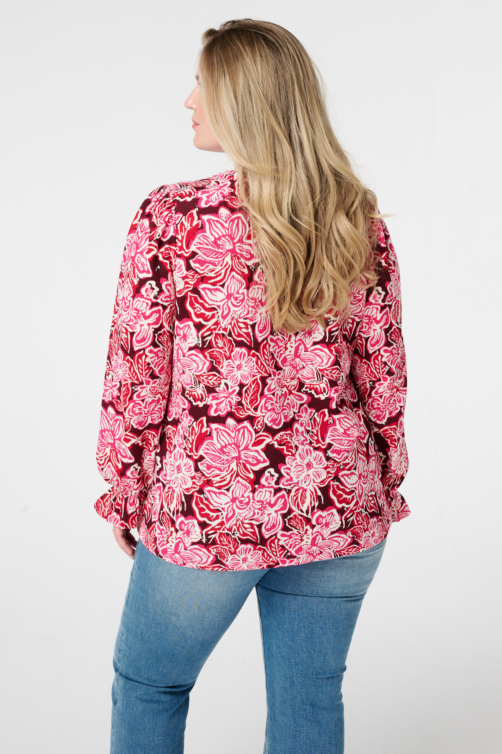 Bedrucktes und strukturiertes Top image number 3