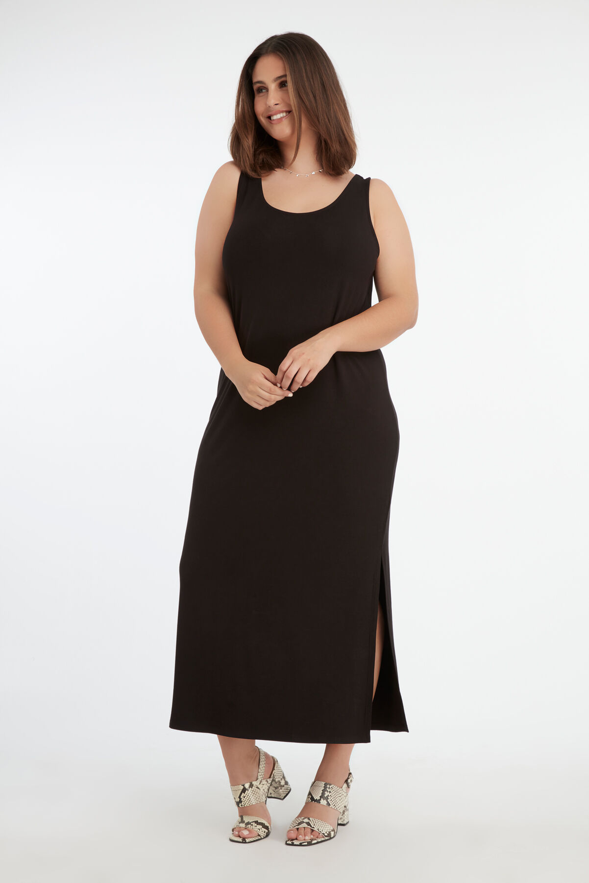 Maxi-Kleid mit Schlitz image number 5