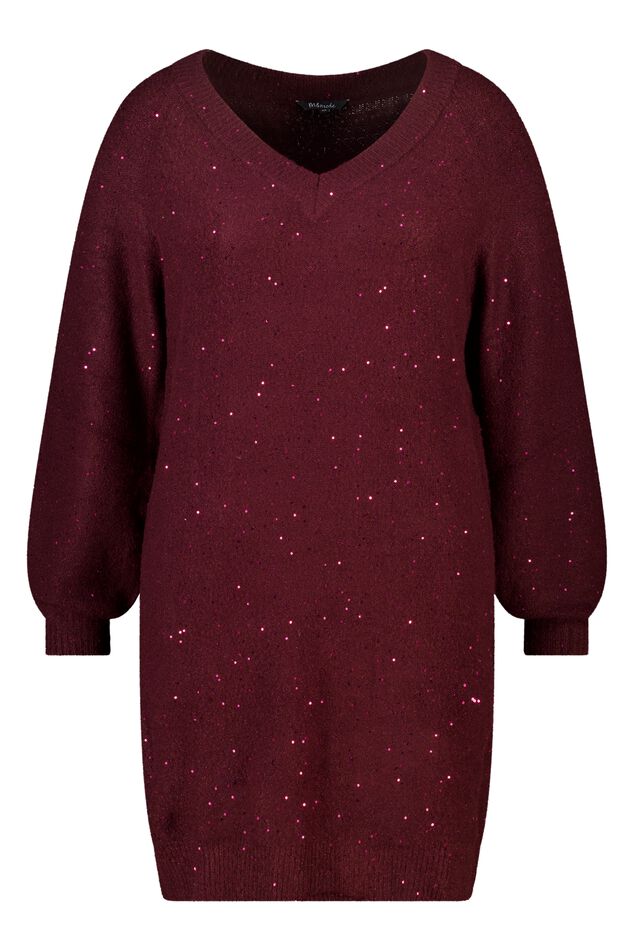 Strick-Tunika mit Glitzer und Pailletten image number 1