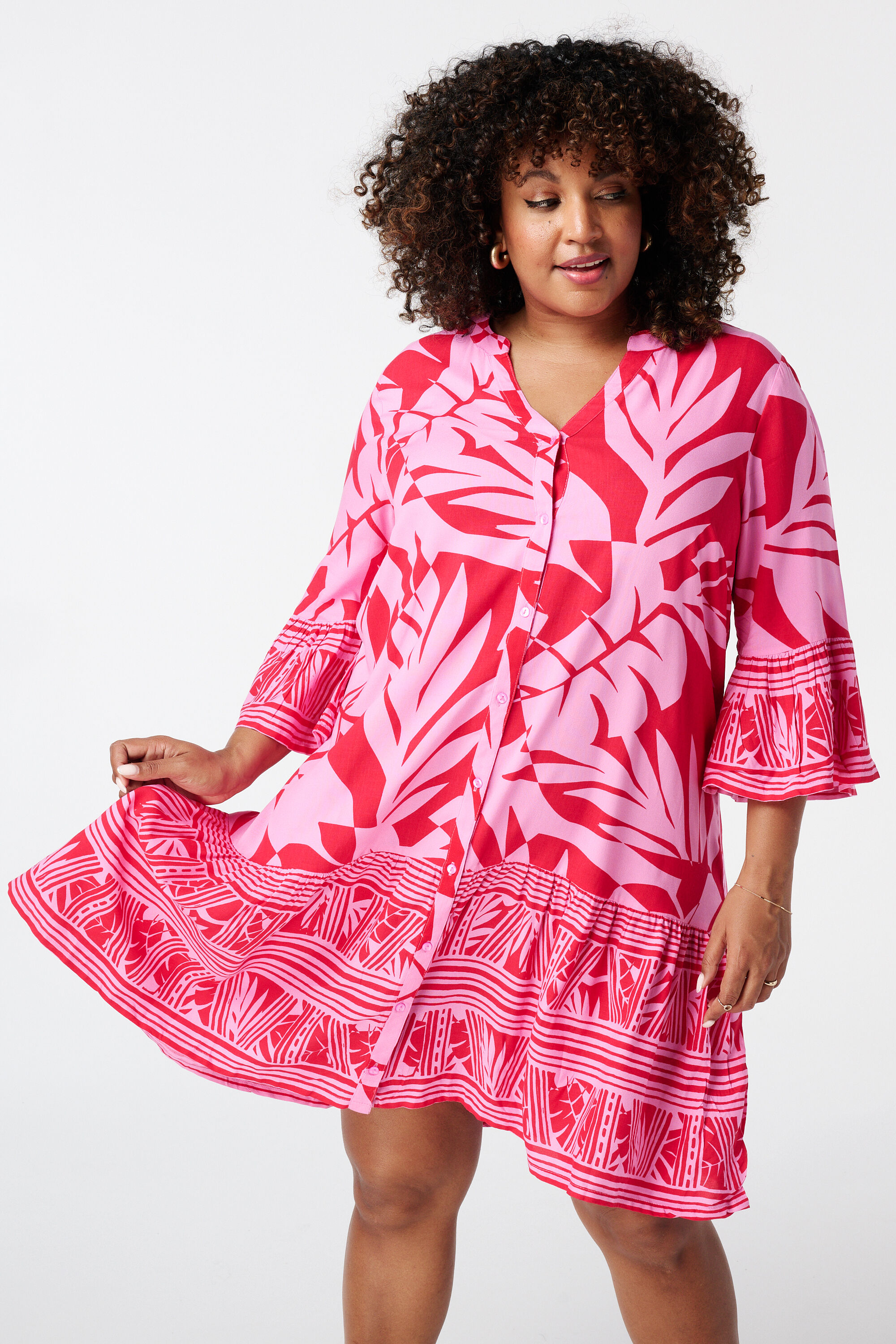 Leichtes Kleid mit Print  image number 5