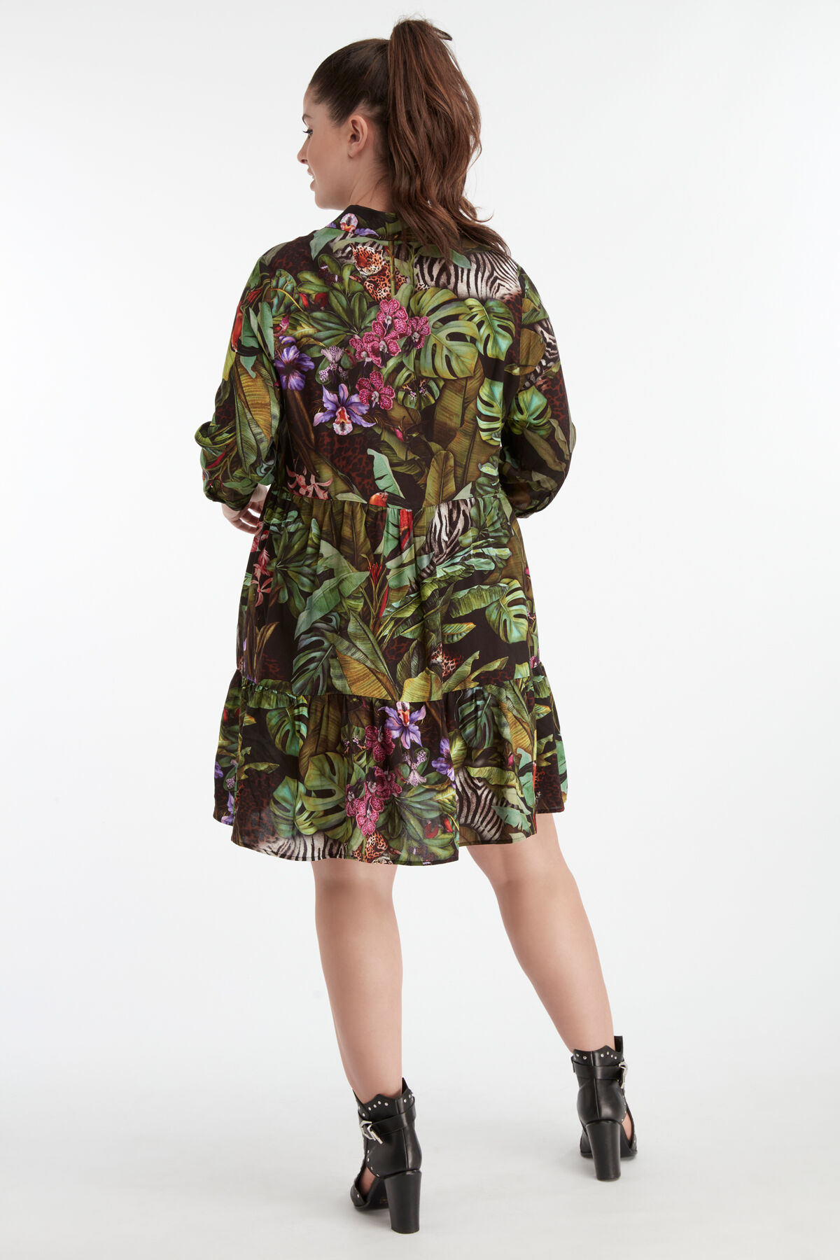 Kleid mit Jungle-Print image number 5