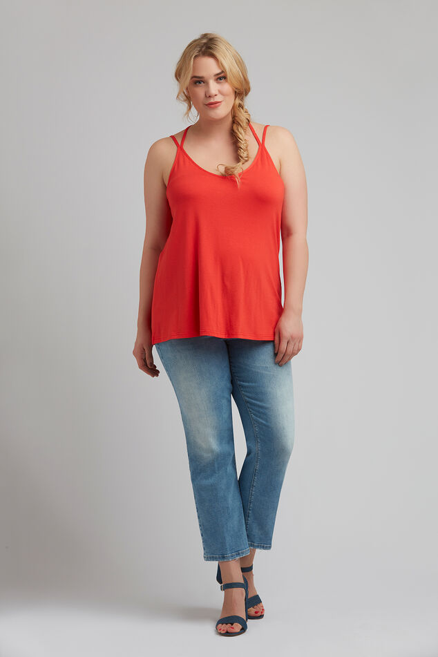 Cami-Top mit Spaghetti-Trägern image number 4