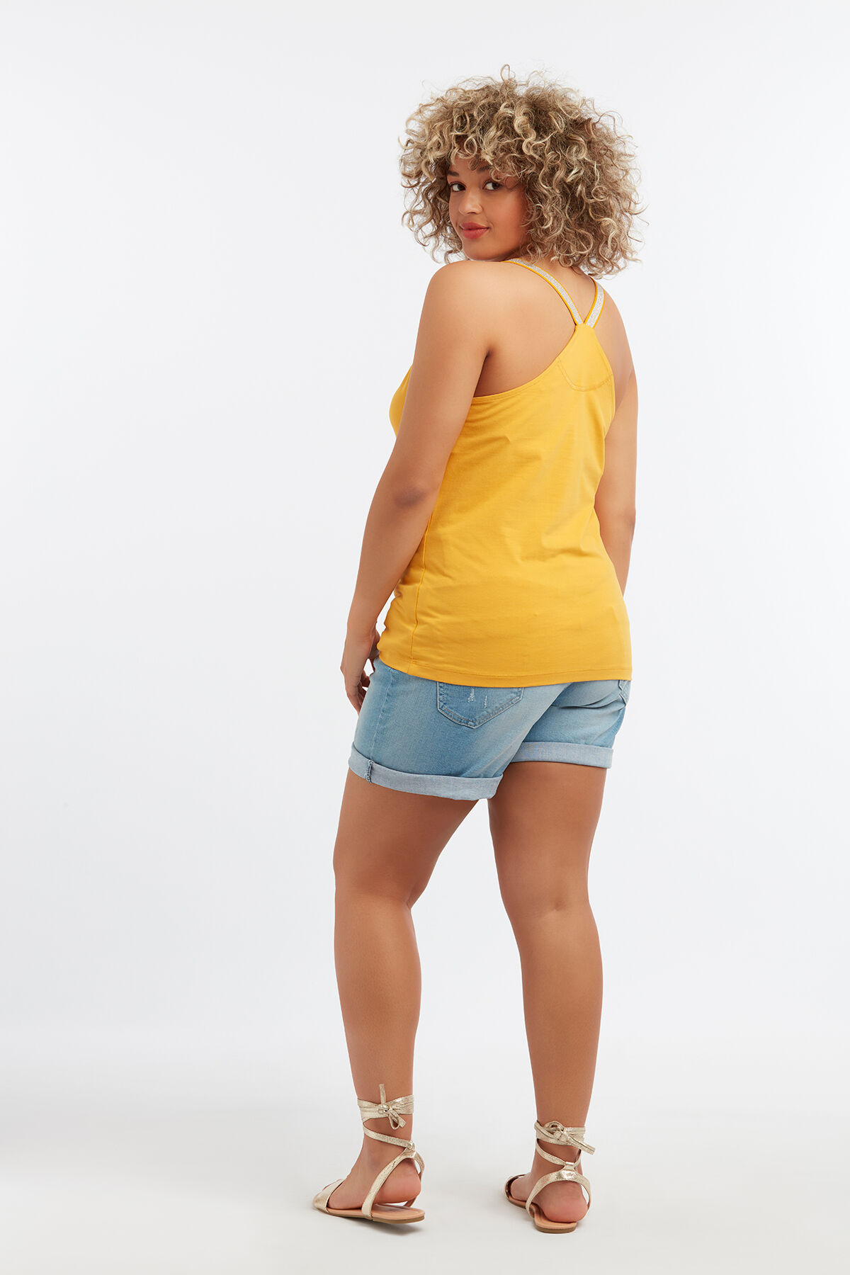 &Auml;rmelloses Top mit &uuml;berkreuzten Tr&auml;gern image number 1