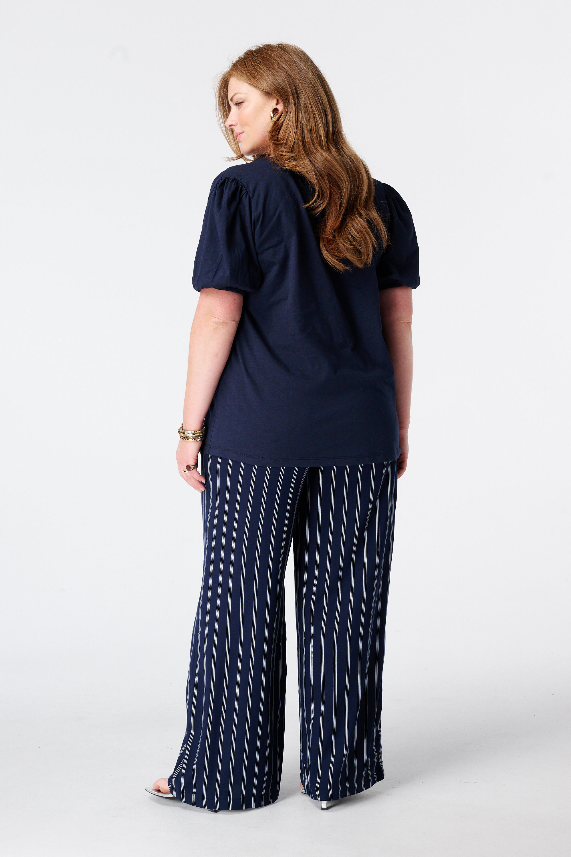 Wide Leg Hose mit Print image number 3