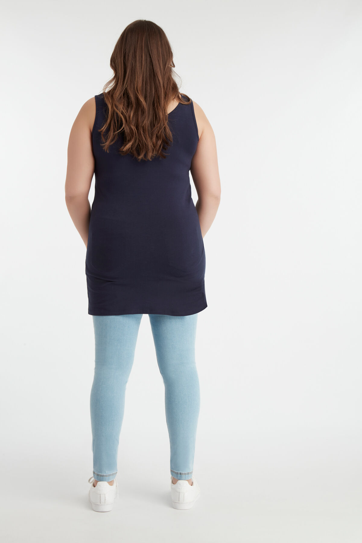 Langes Cami-Top aus Baumwolle image number 4