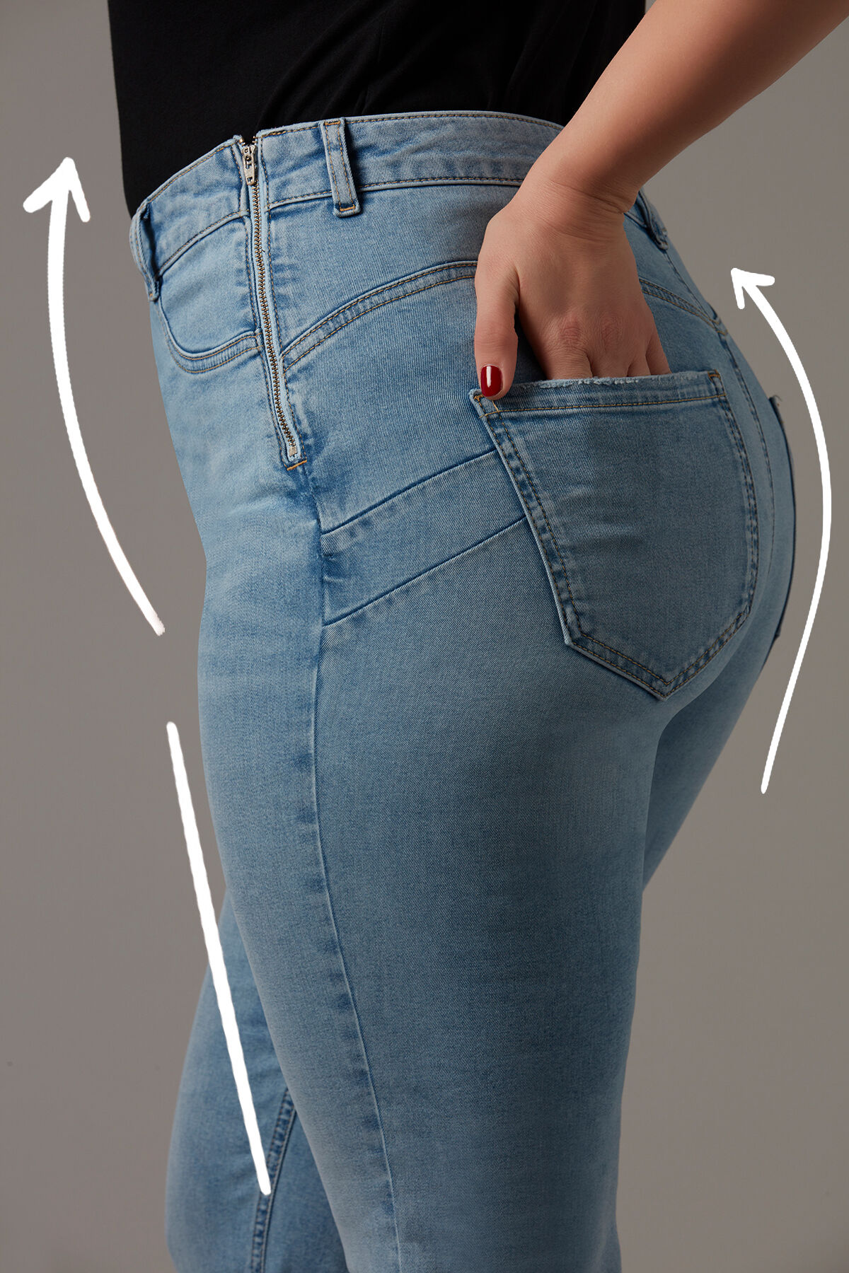 Magic Simplicity SCULPTS Treggings image number 3