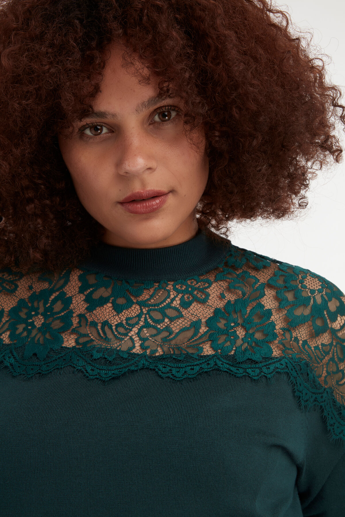 Pullover mit Spitze image number 4