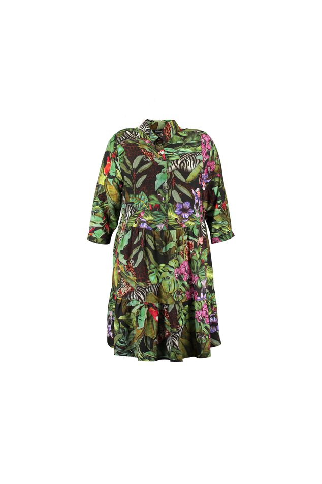 Kleid mit Jungle-Print image number 2