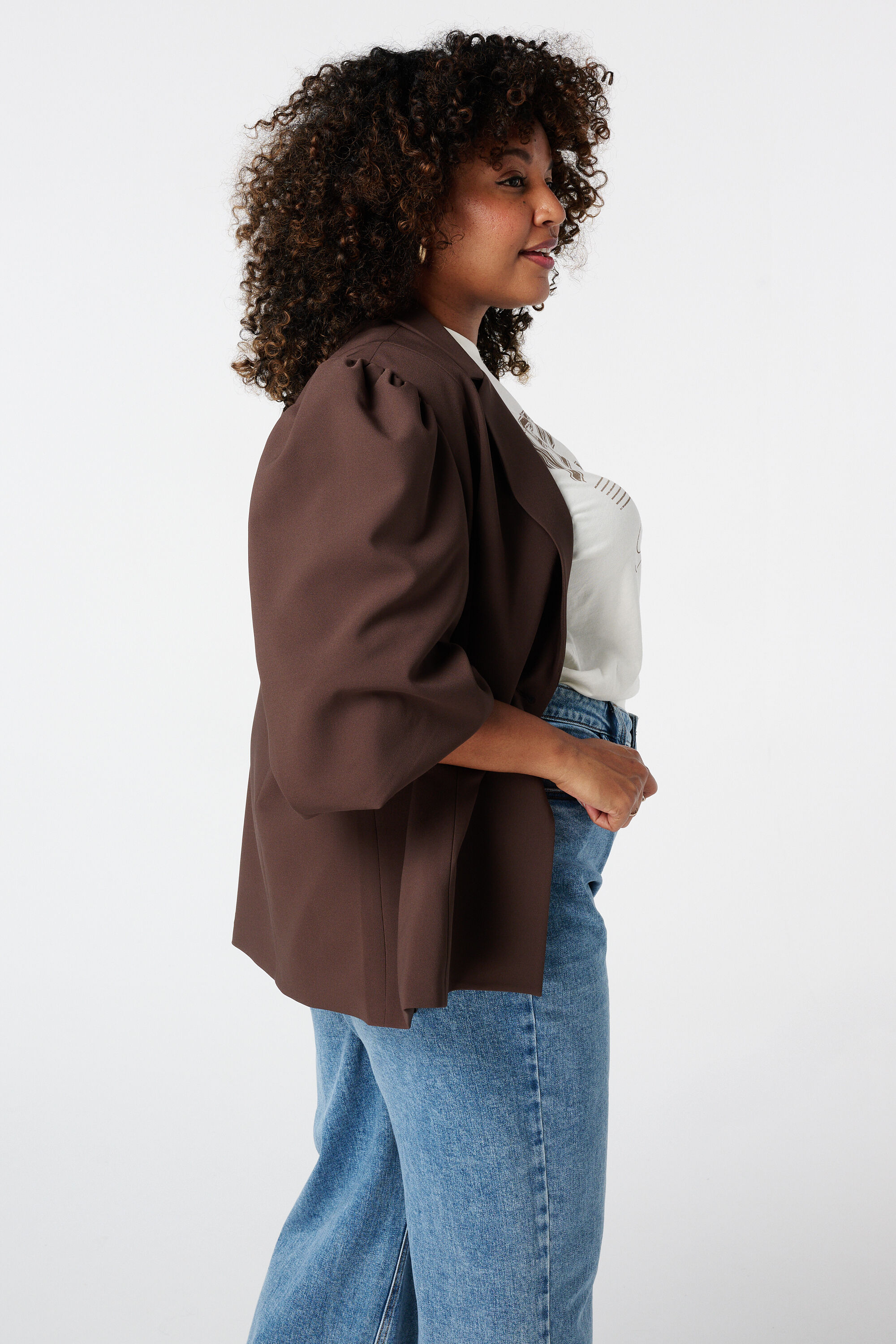 Blazer mit Puff&auml;rmeln image number 3